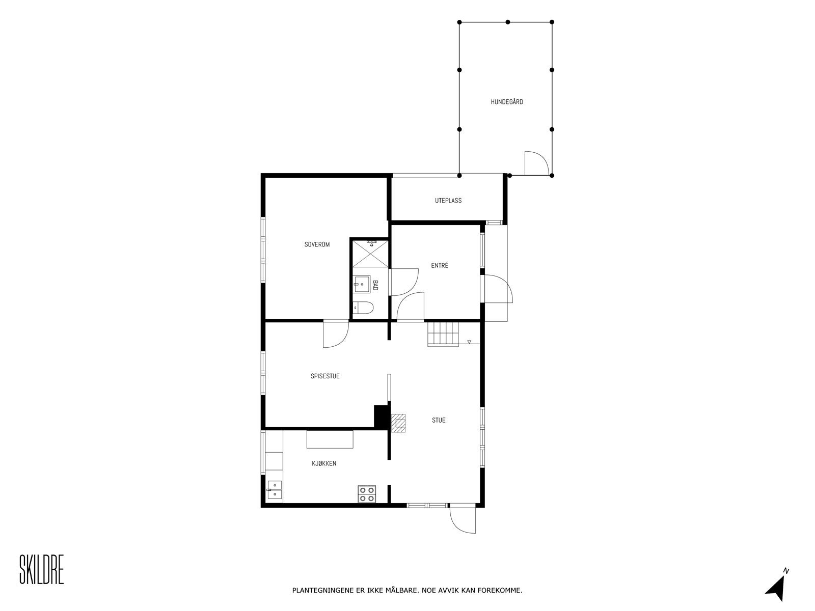 Plantegning 1.etasje Galleribilde