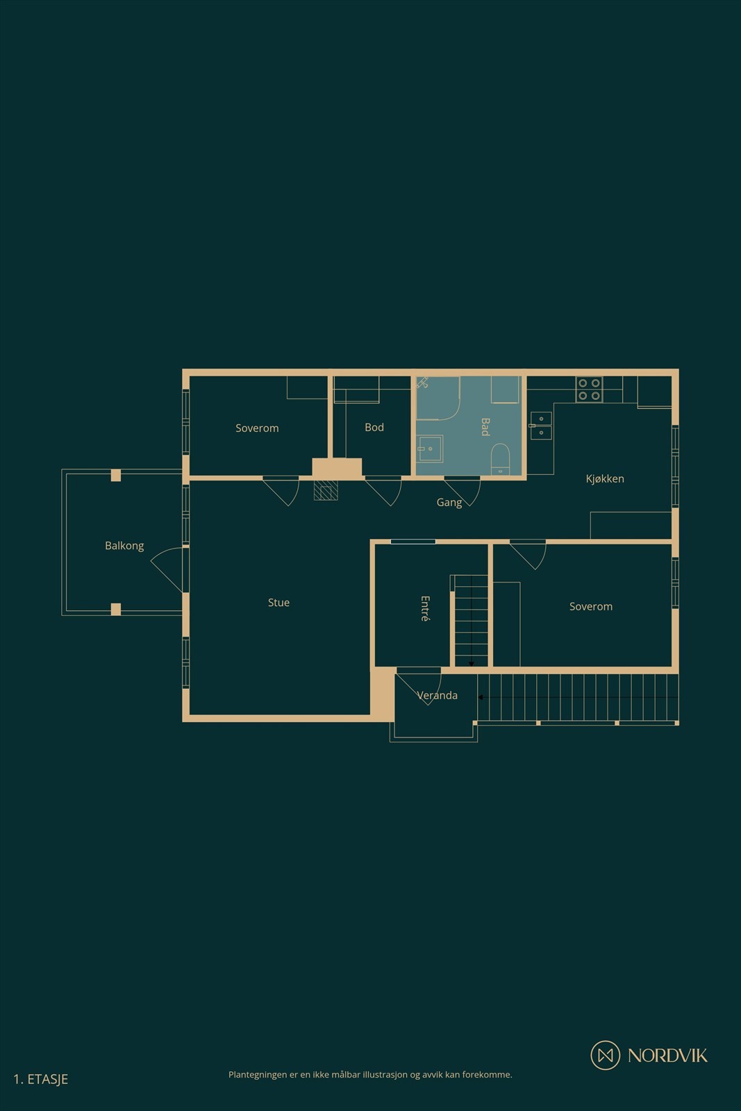 Plantegning Galleribilde