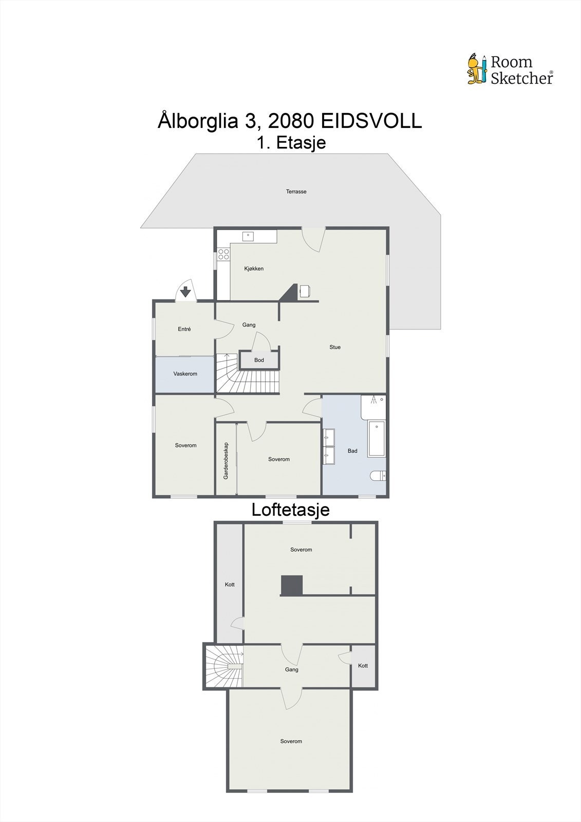 Planskisse. Galleribilde