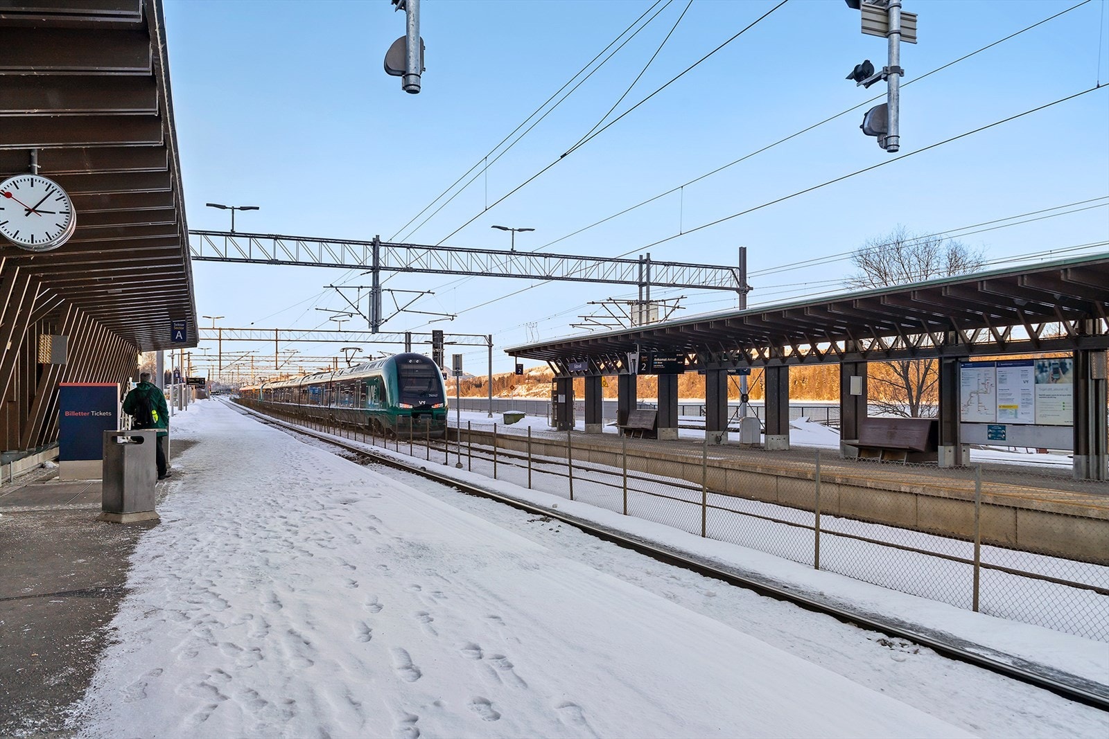 Eidsvoll togstasjon. Galleribilde