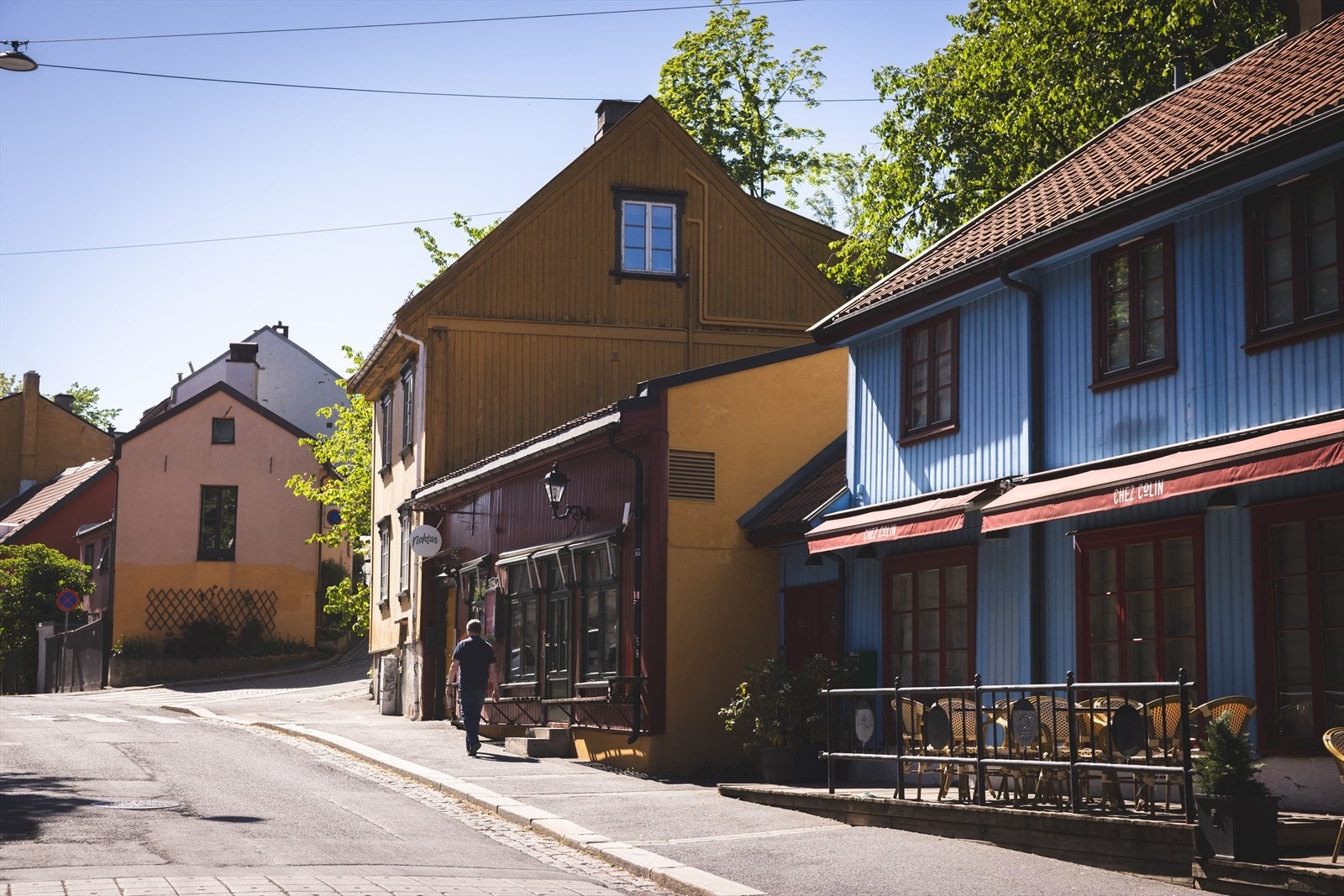 Thor Olsens gate 3A har en fantastisk beliggenhet i et område med sjarmerende trehus som naboer. Galleribilde