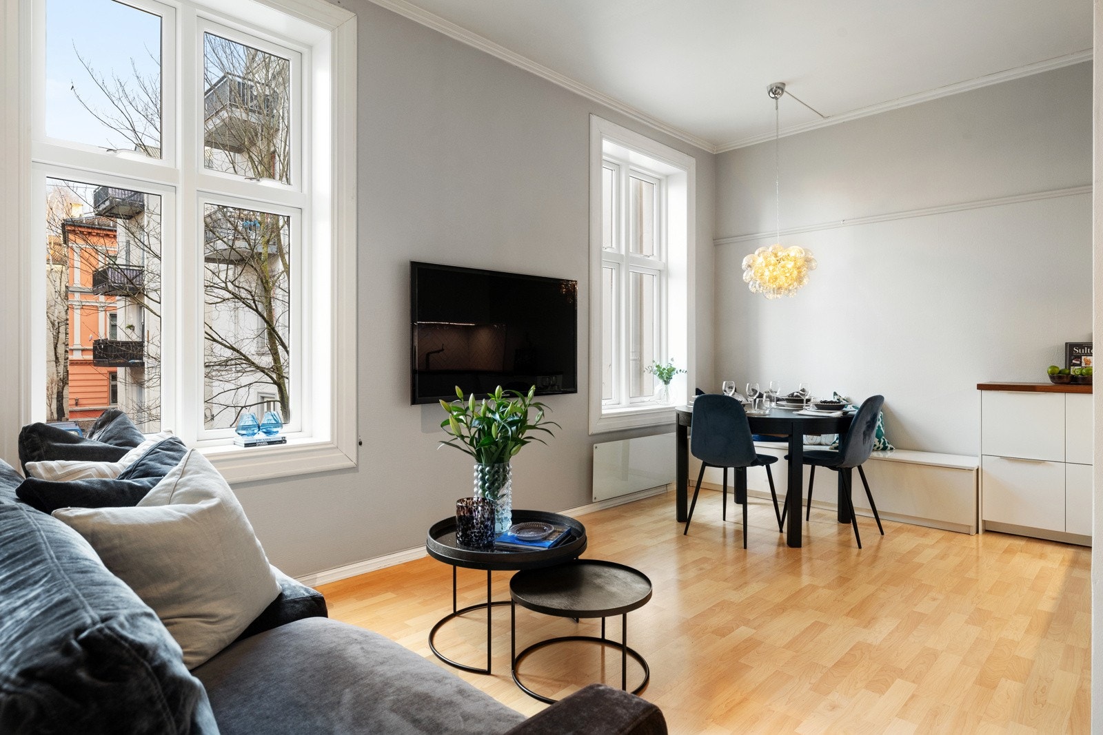 PrivatMegleren ved Nicoline Borg Halden ønsker velkommen til Rosenborggata 12! Foto: Benjamin Skanke Galleribilde