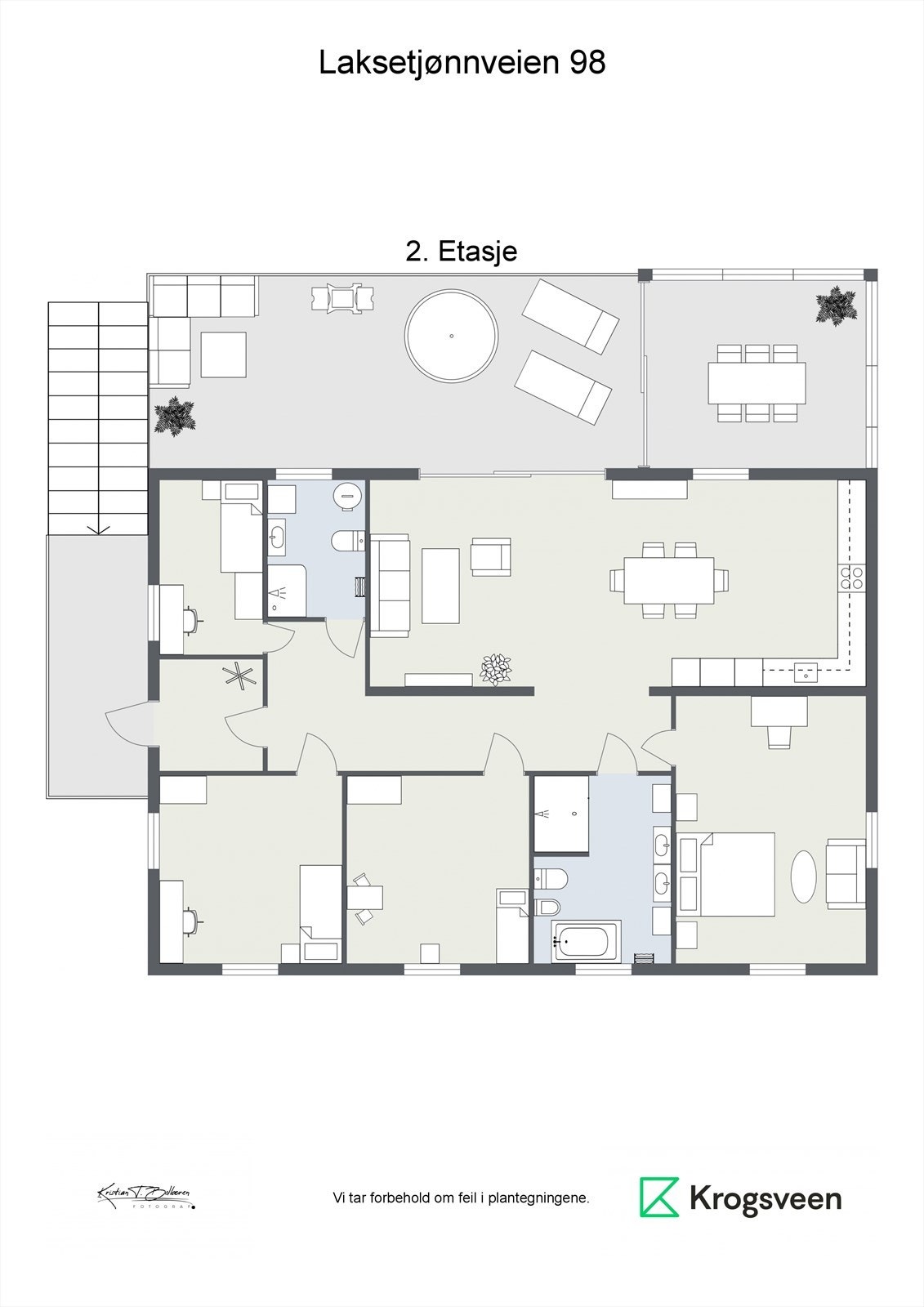 Plantegning hoveddel Galleribilde