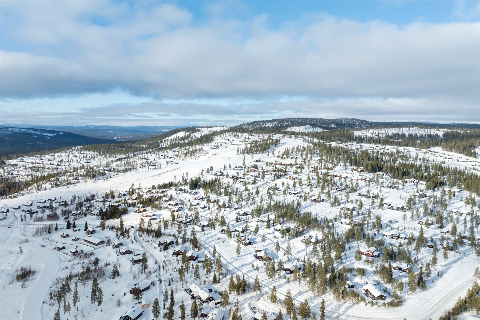 Furutangen med alpinbakke og flotte langrennsløyper Galleribilde