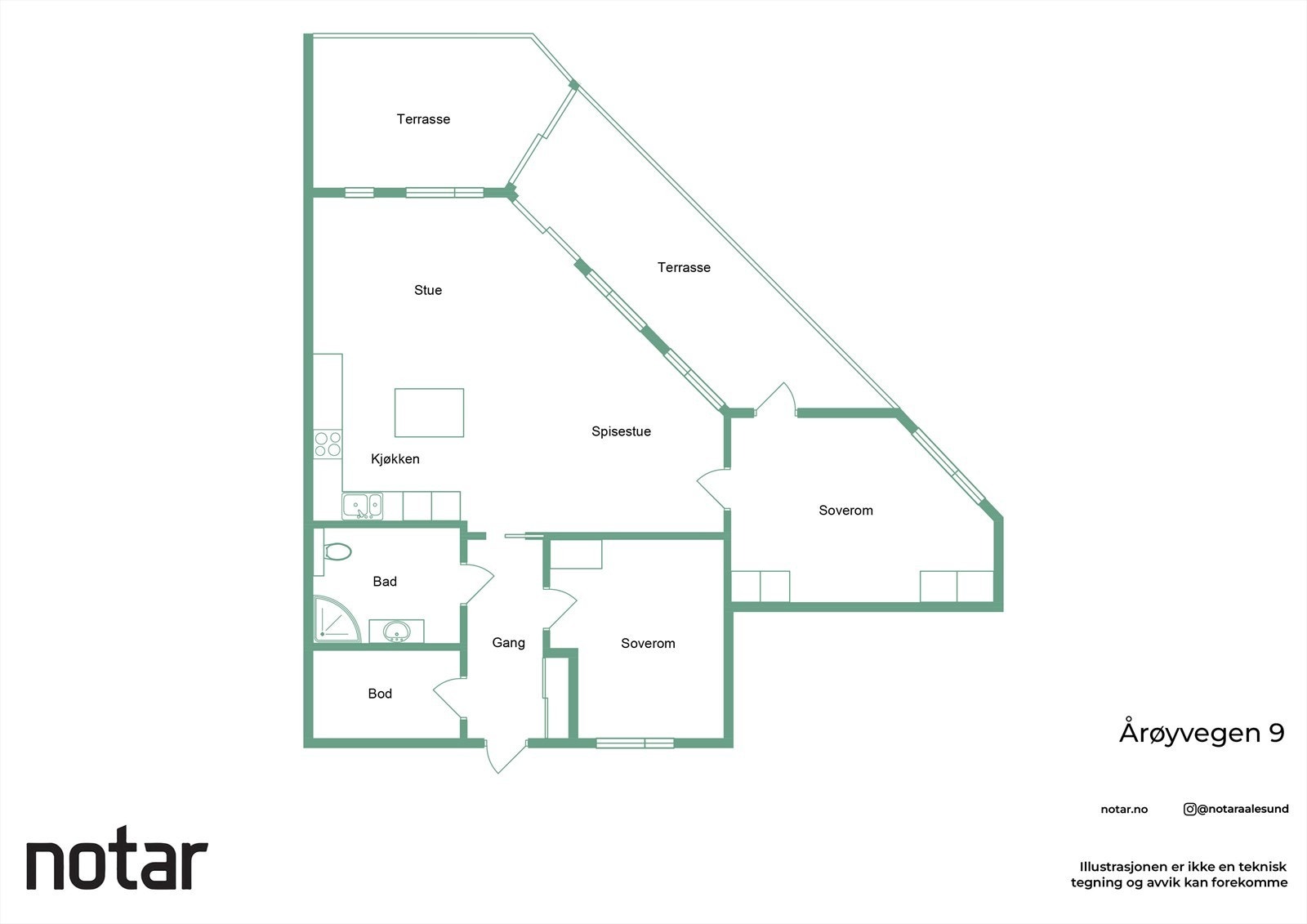 Plantegning Galleribilde