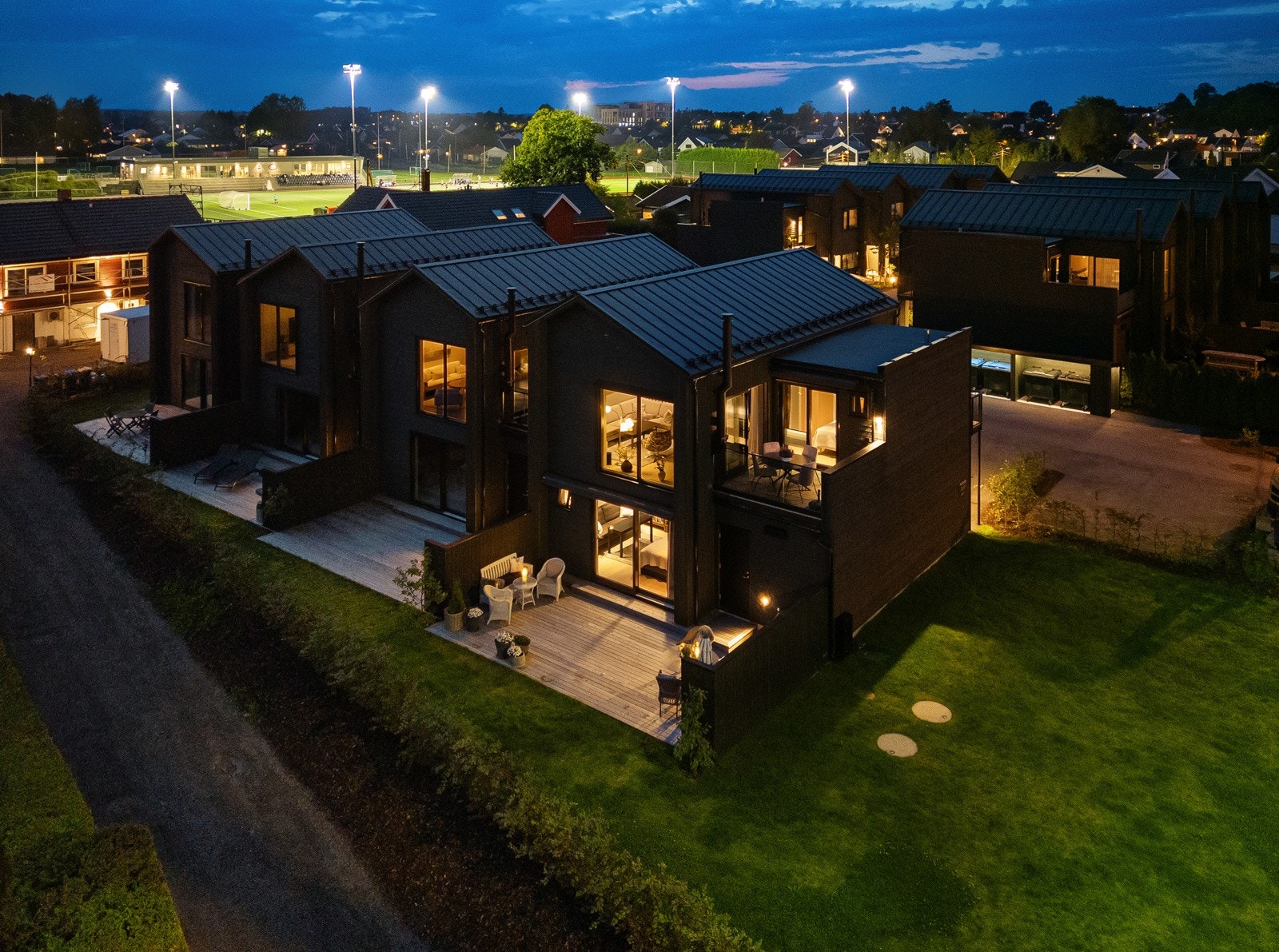 Moderne boliger med en vedlikeholdsvennlig bordkledning og høy teknisk standard Galleribilde