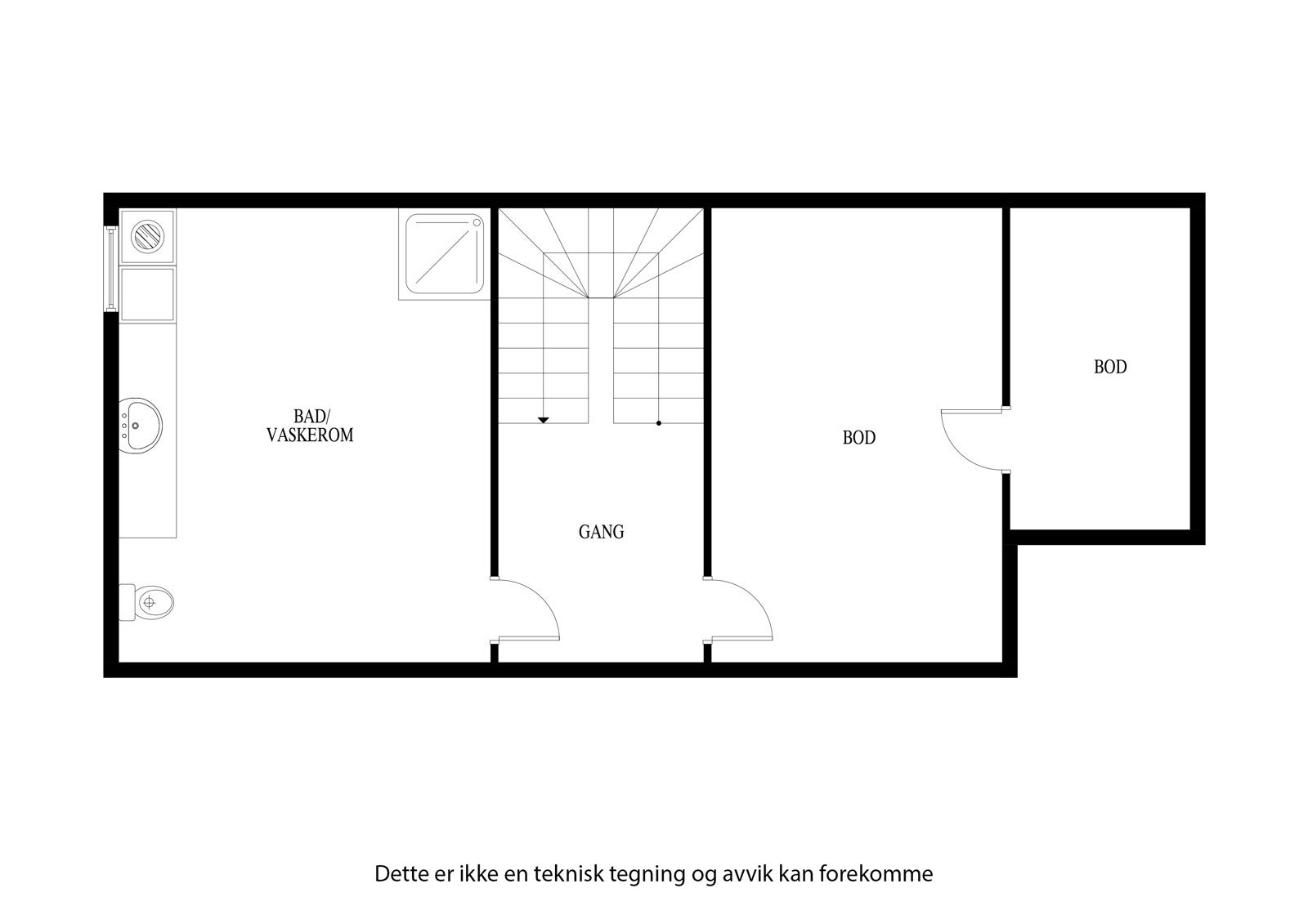 Planløsning u.etg Galleribilde