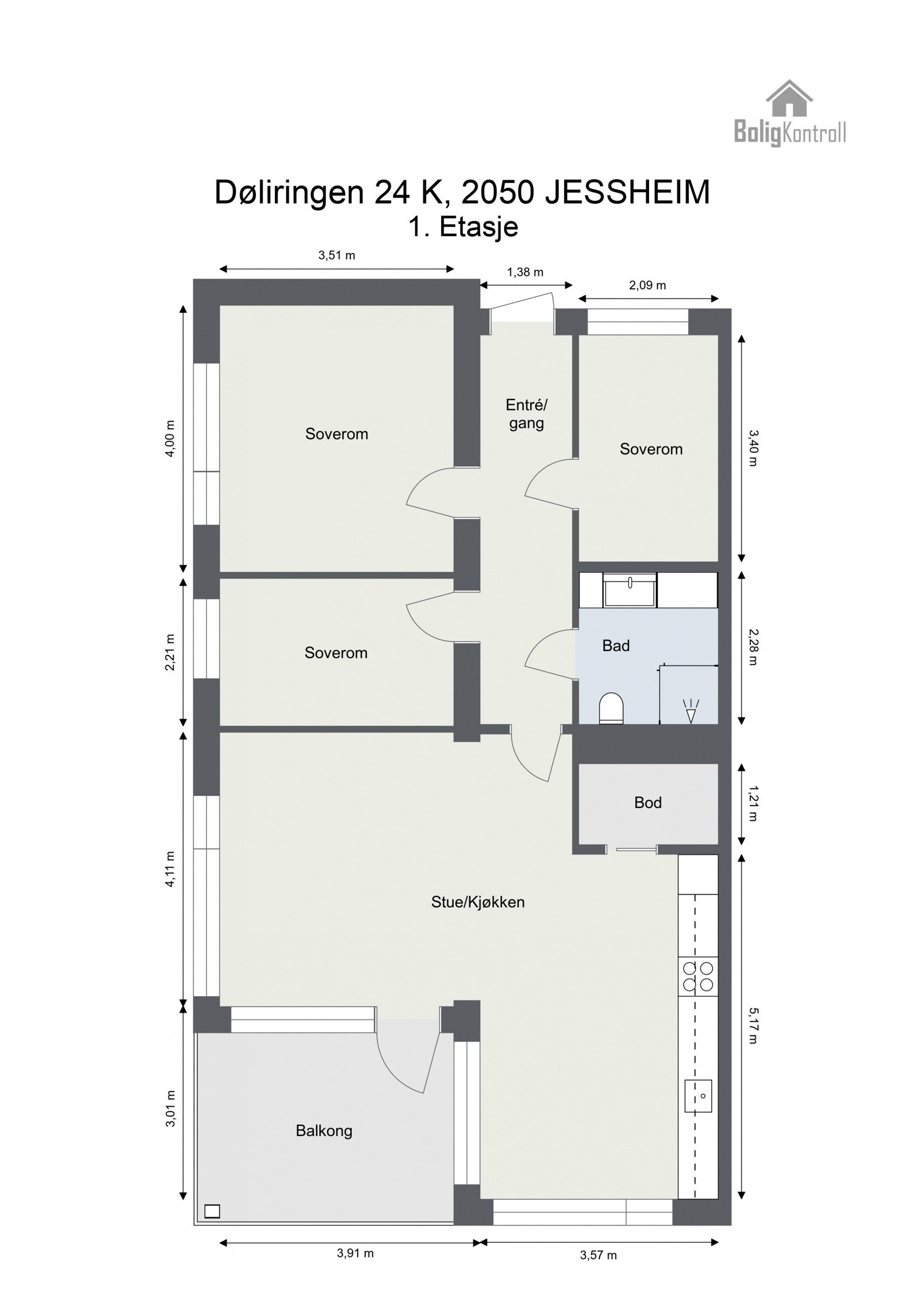 Plantegning - Døliringen 24 K Galleribilde