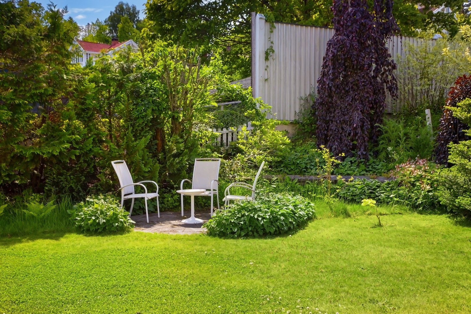 Fra hagen Galleribilde