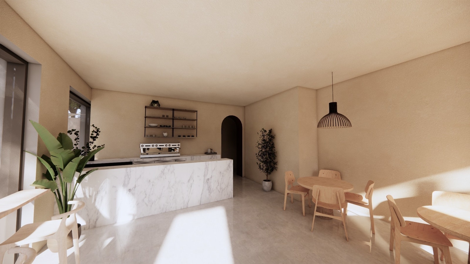 Eksempel på nabolagskafè (ILLUSTRASJON) Galleribilde