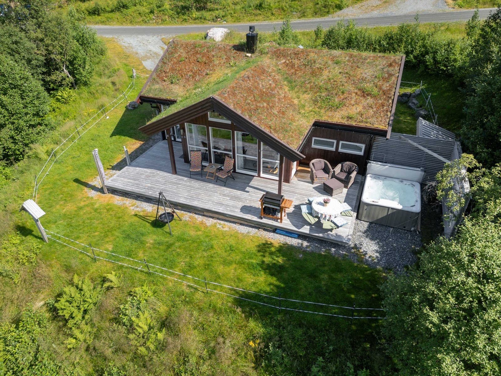 Dronefoto Galleribilde