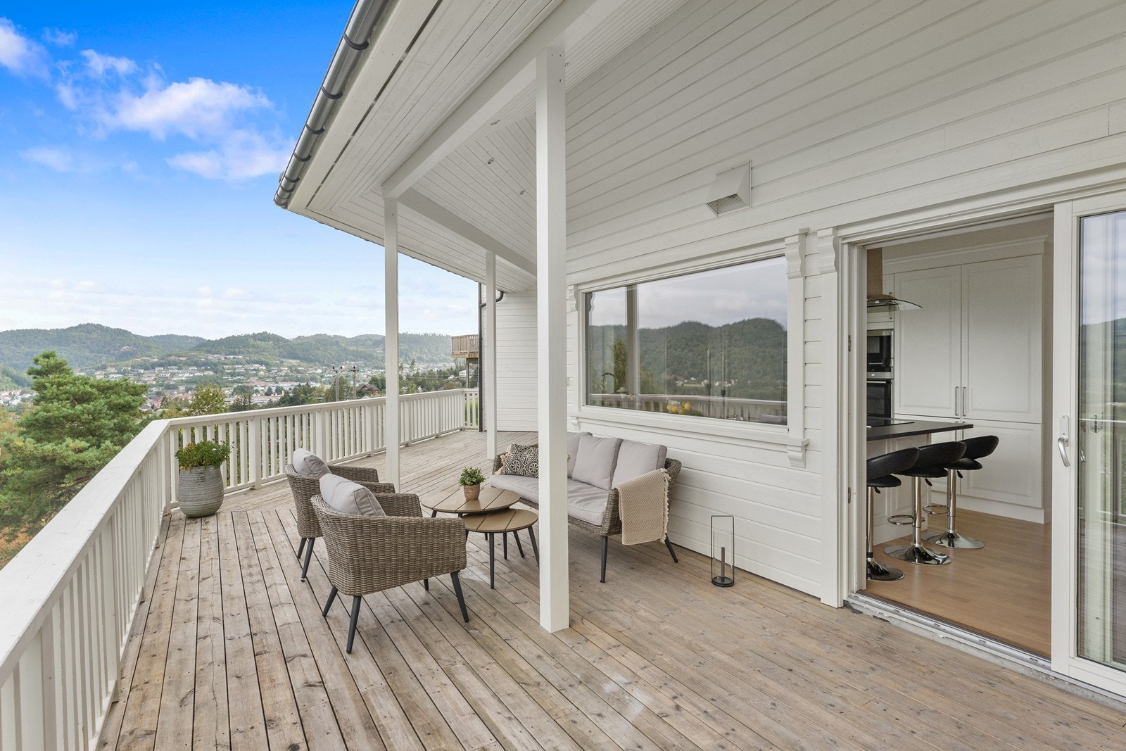 Utgang direkte fra hovedetasjen. Galleribilde