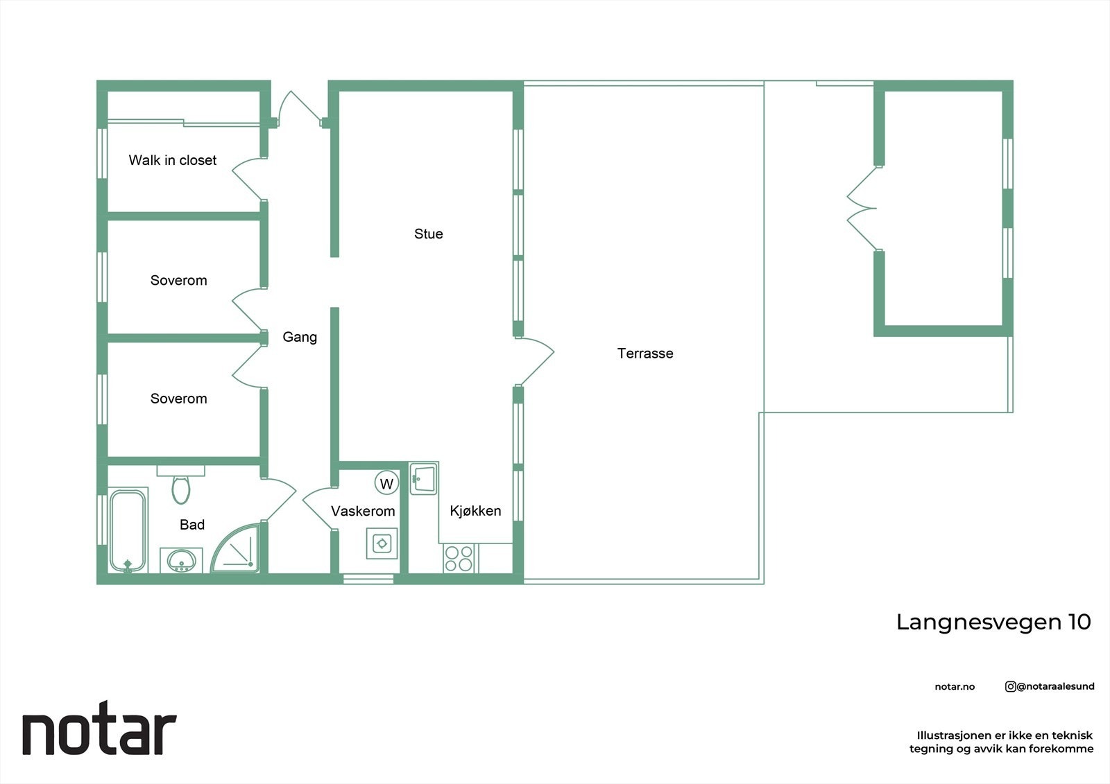 Planskisse Galleribilde