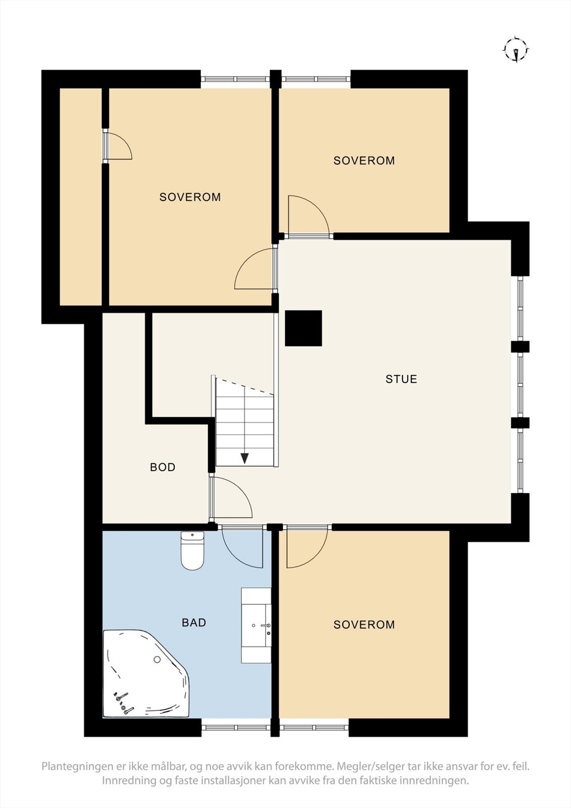 Plantegning 2. etasje. Galleribilde