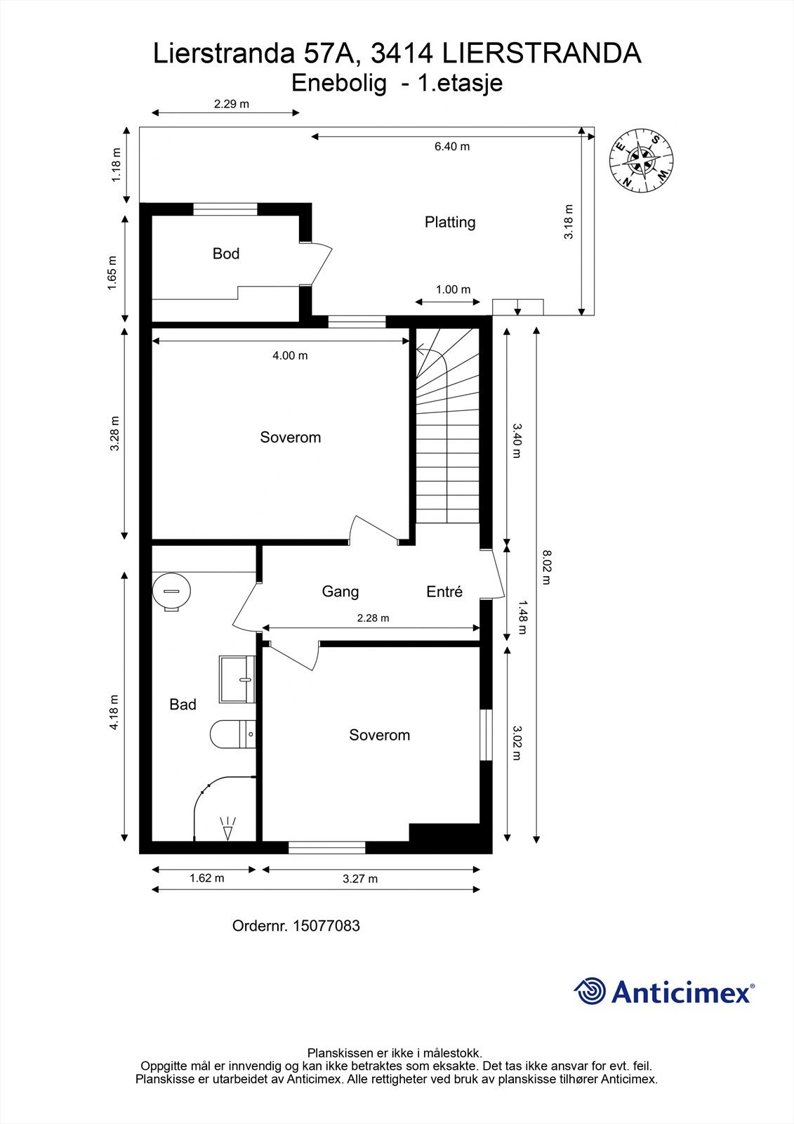 Plantegning - 1. etasje Galleribilde