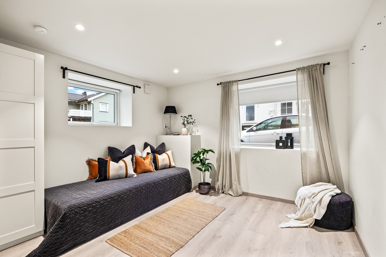 Det andre soverommet egner seg godt som barnerom, gjesterom eller kontor. Galleribilde