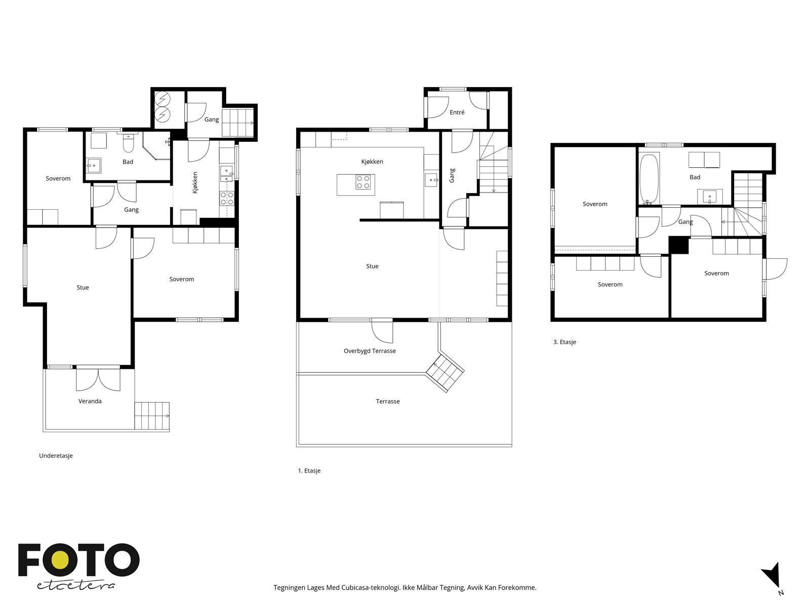 Veiledende planskisse alle etasjer. Ikke målbar Galleribilde