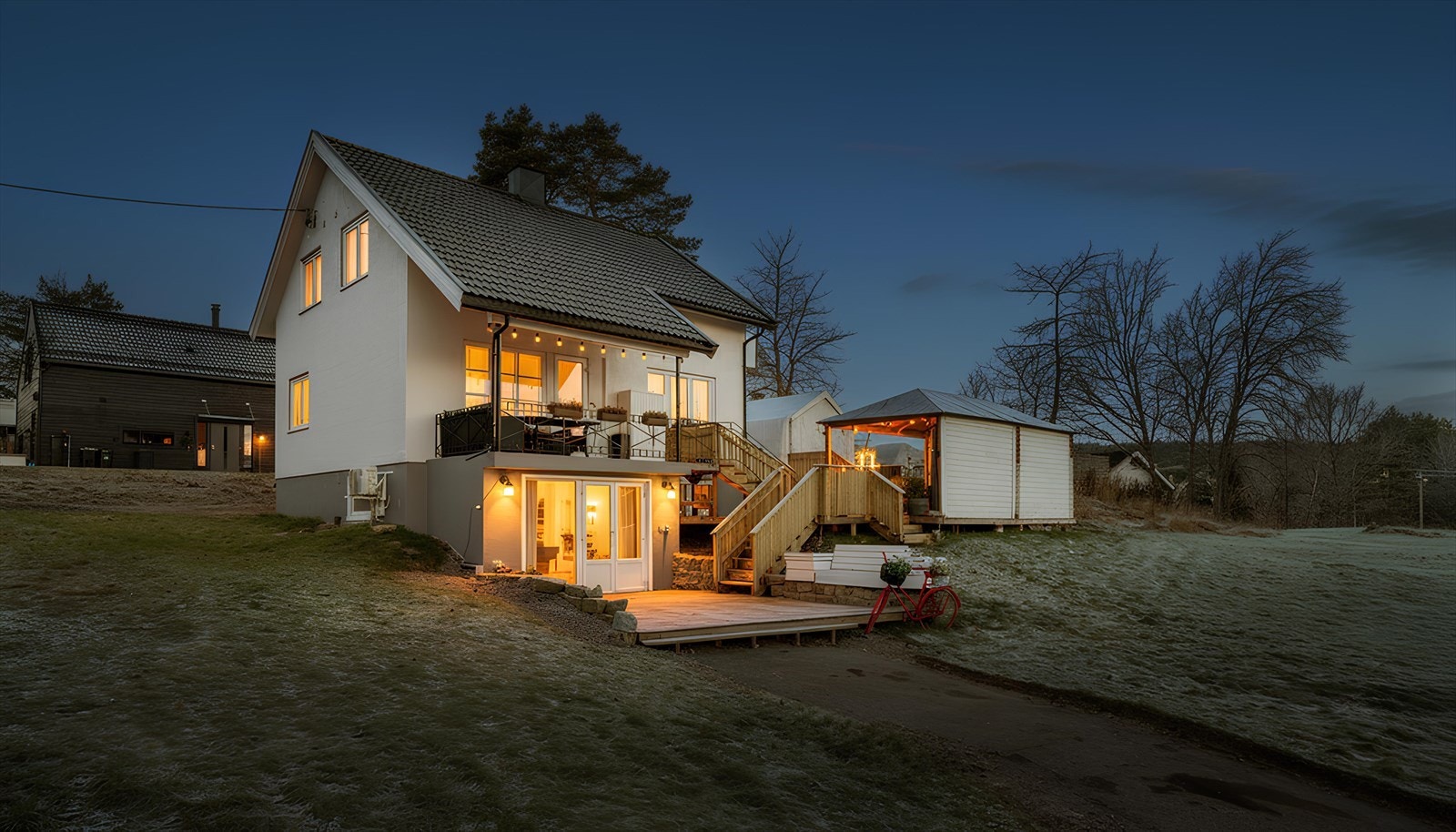 Velkommen til Midtåsen 4 - Koselig enebolig i attraktivt boligstrøk på Ørebekk/Hurrød Galleribilde