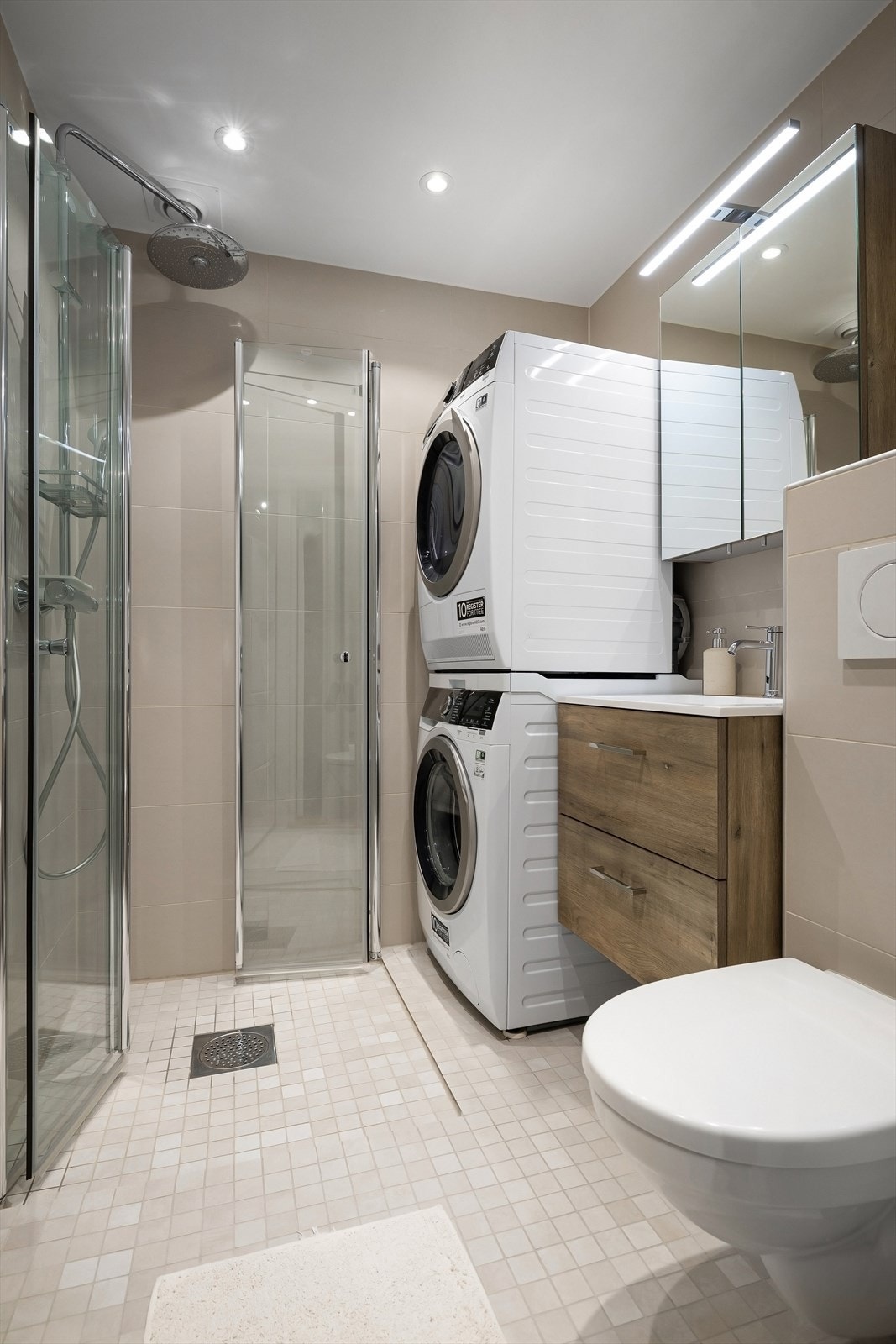 Badet ble pusset opp av Optimal Vvs og Bygg AS Galleribilde