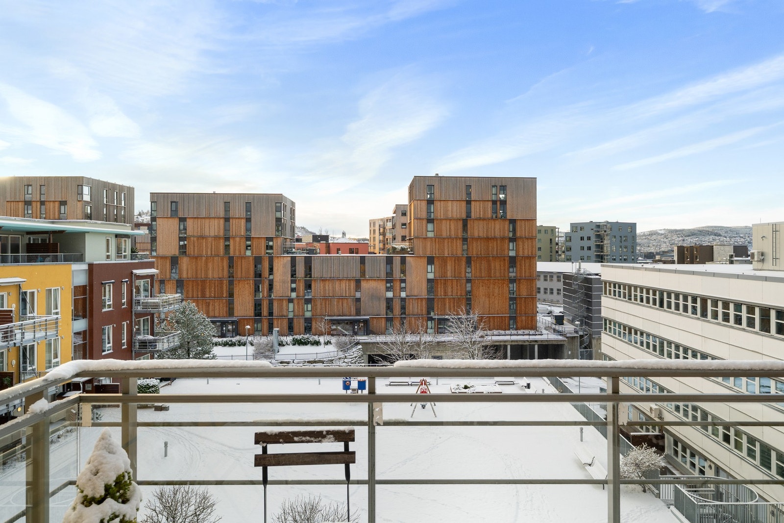 Utsikt fra balkongen. Galleribilde