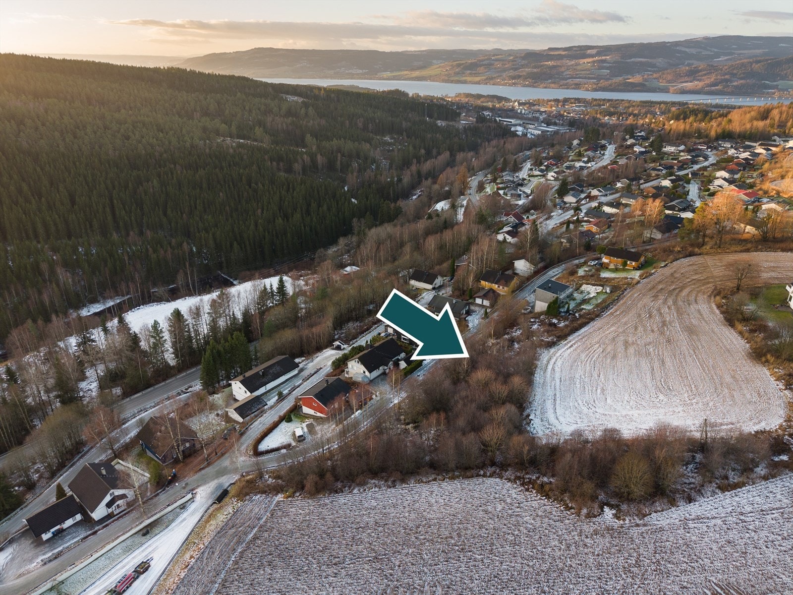 Aspelienga 23 - Boligtomt i populært og veletablert boligområde på oversiden av Moelv. Galleribilde