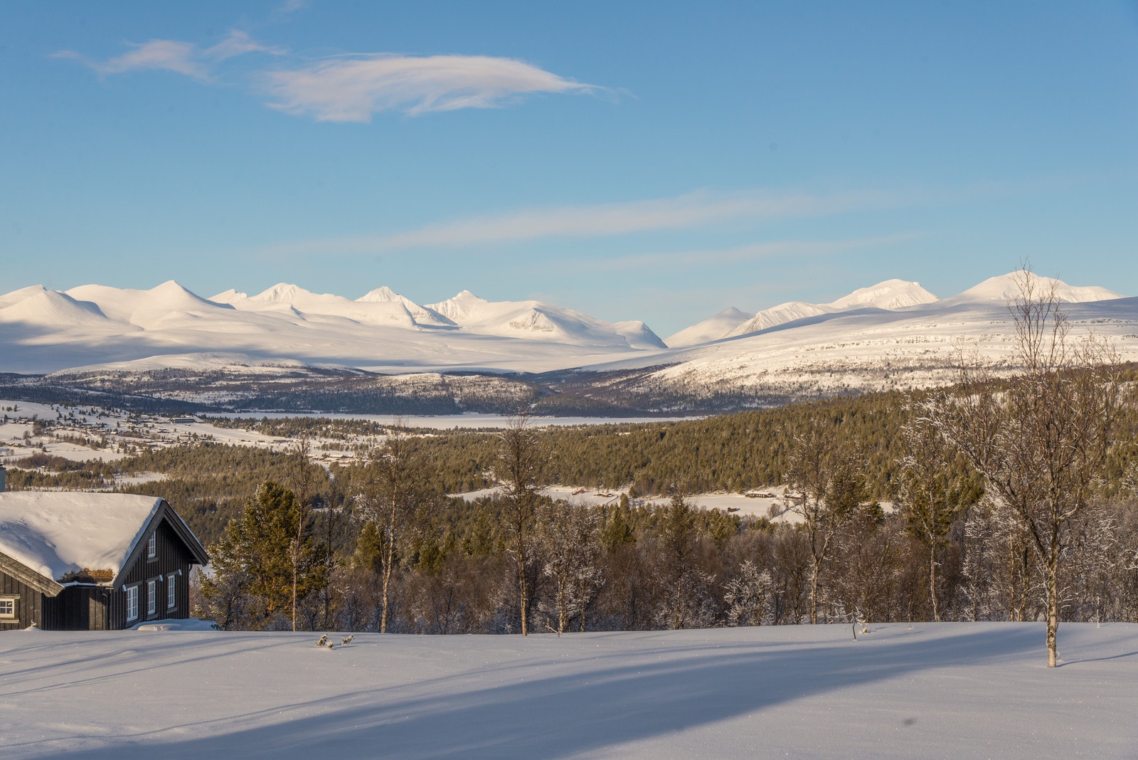 Panorama utsikt mot Rondane Galleribilde