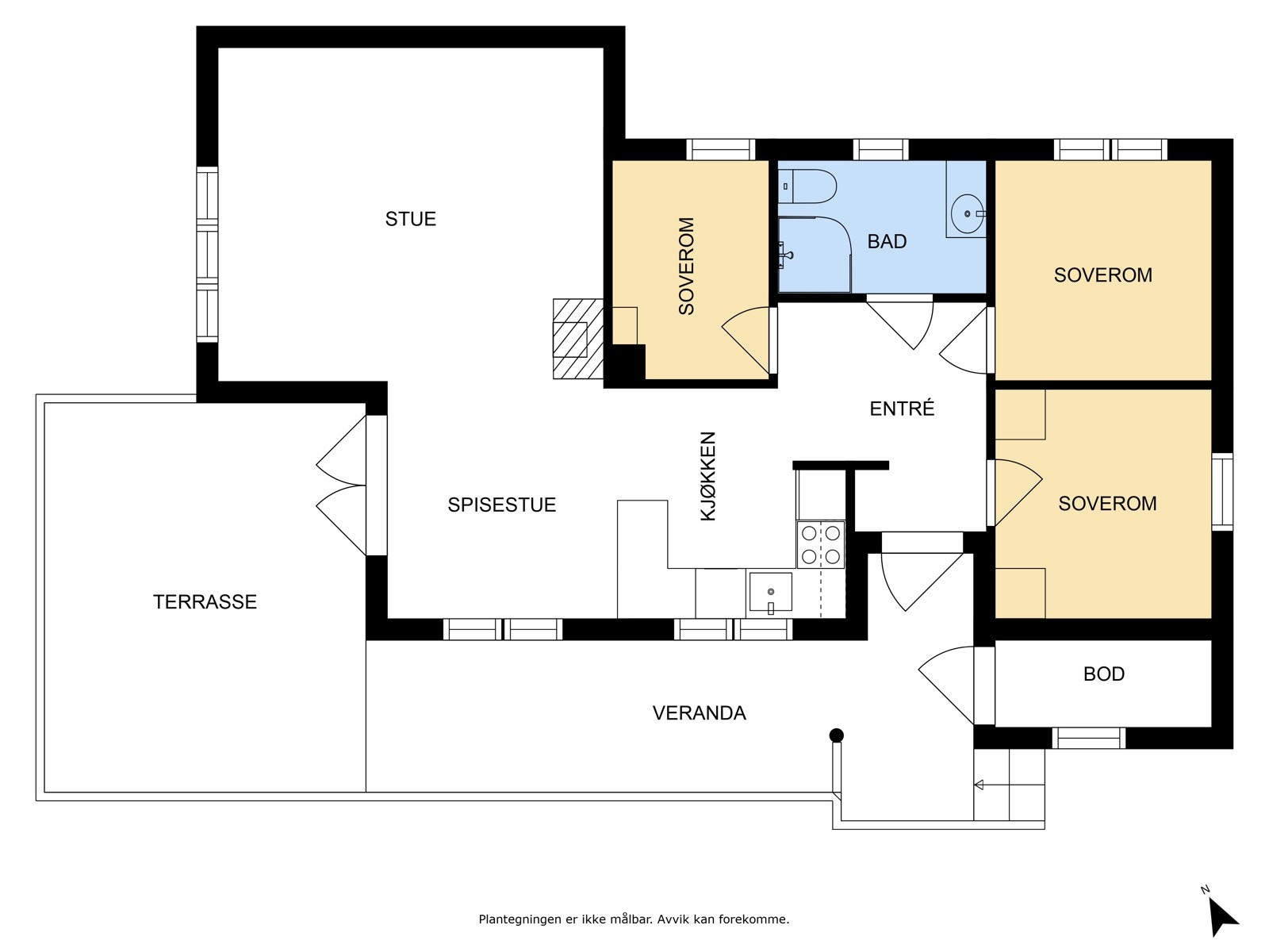 Plantegning. Galleribilde