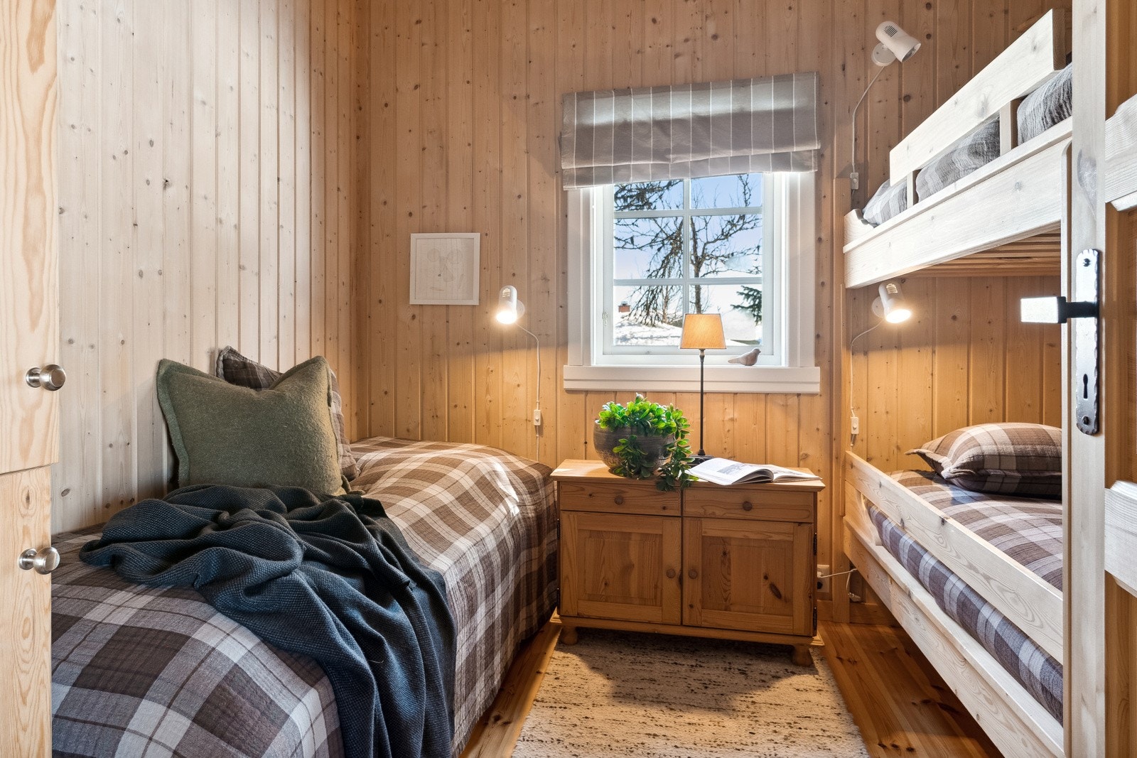 Alle rommene er av god størrelse, og har en lun og behagelig atmosfære. Galleribilde