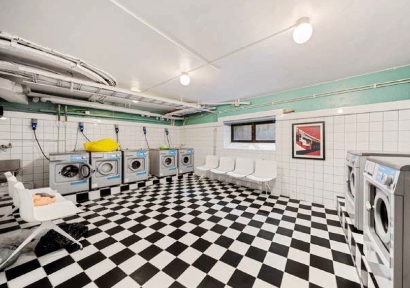 Felles vaskeri. Galleribilde
