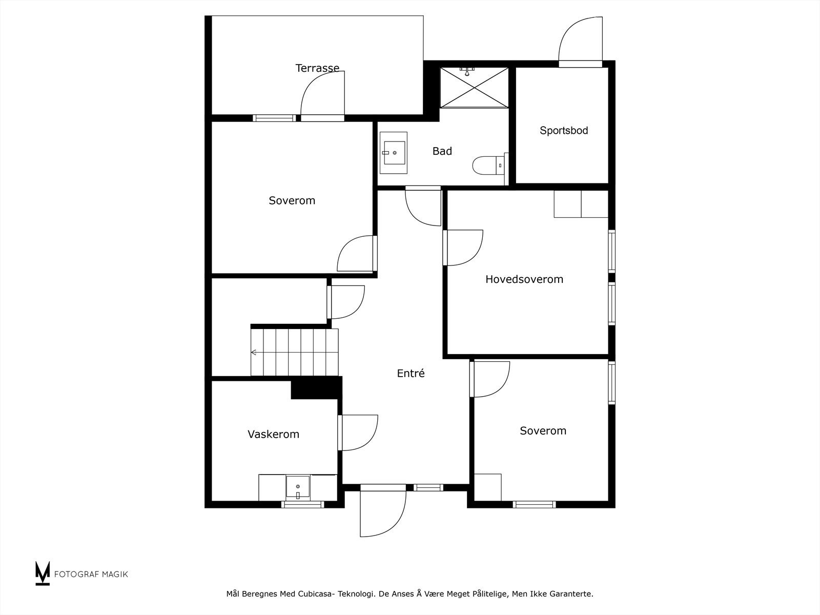 Plantegning - 1. etasje Galleribilde