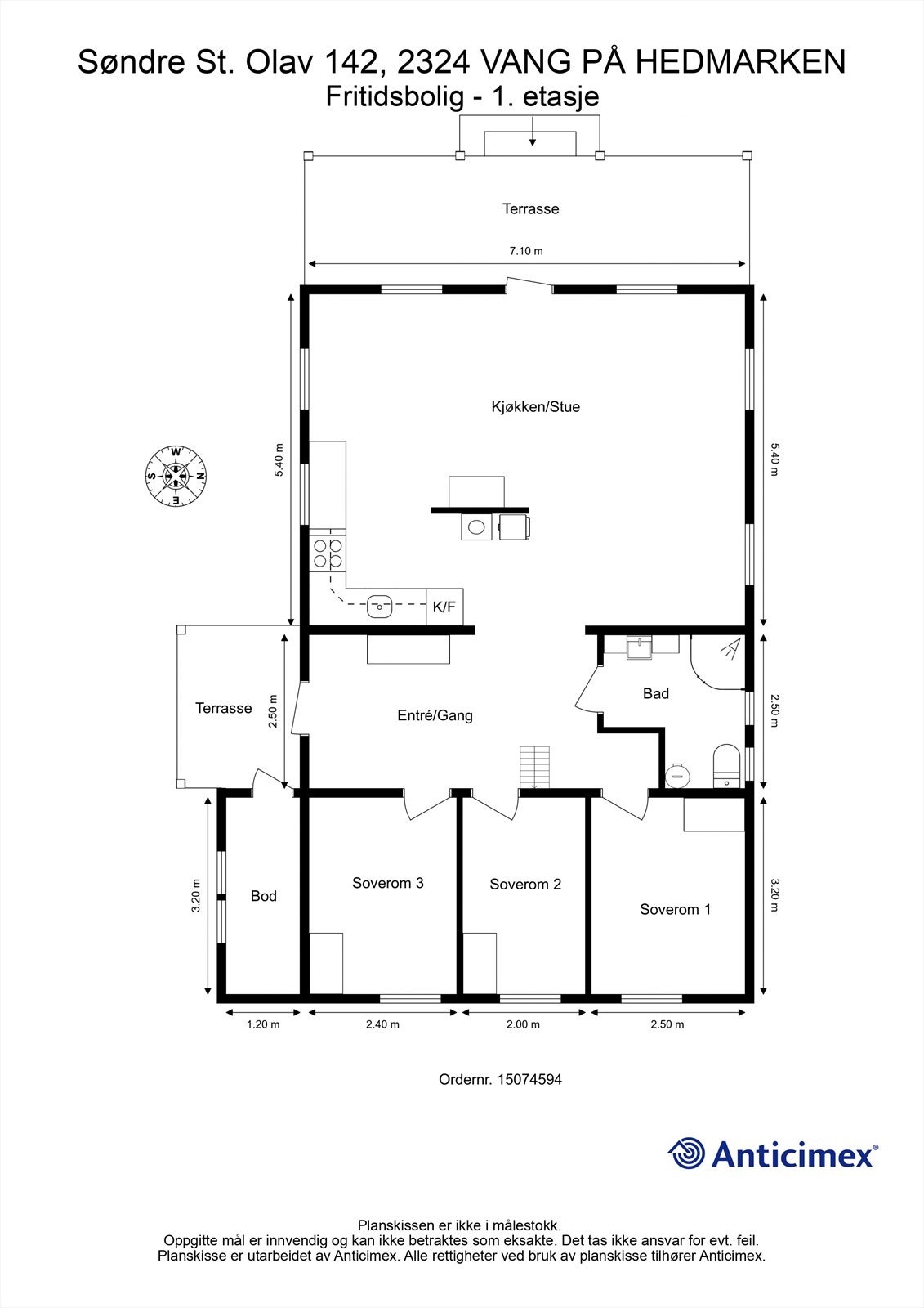 Plantegning Galleribilde