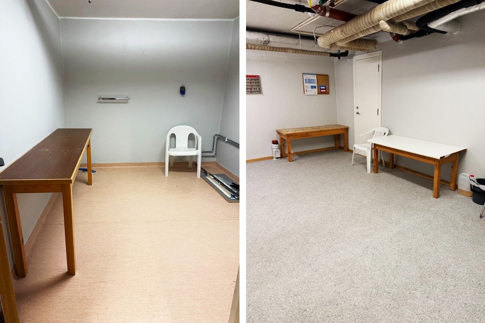 Her kan du tørke og brette klærne dine! Galleribilde