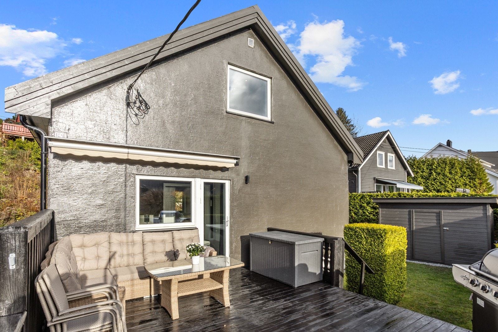 Trapp ned til plen Galleribilde