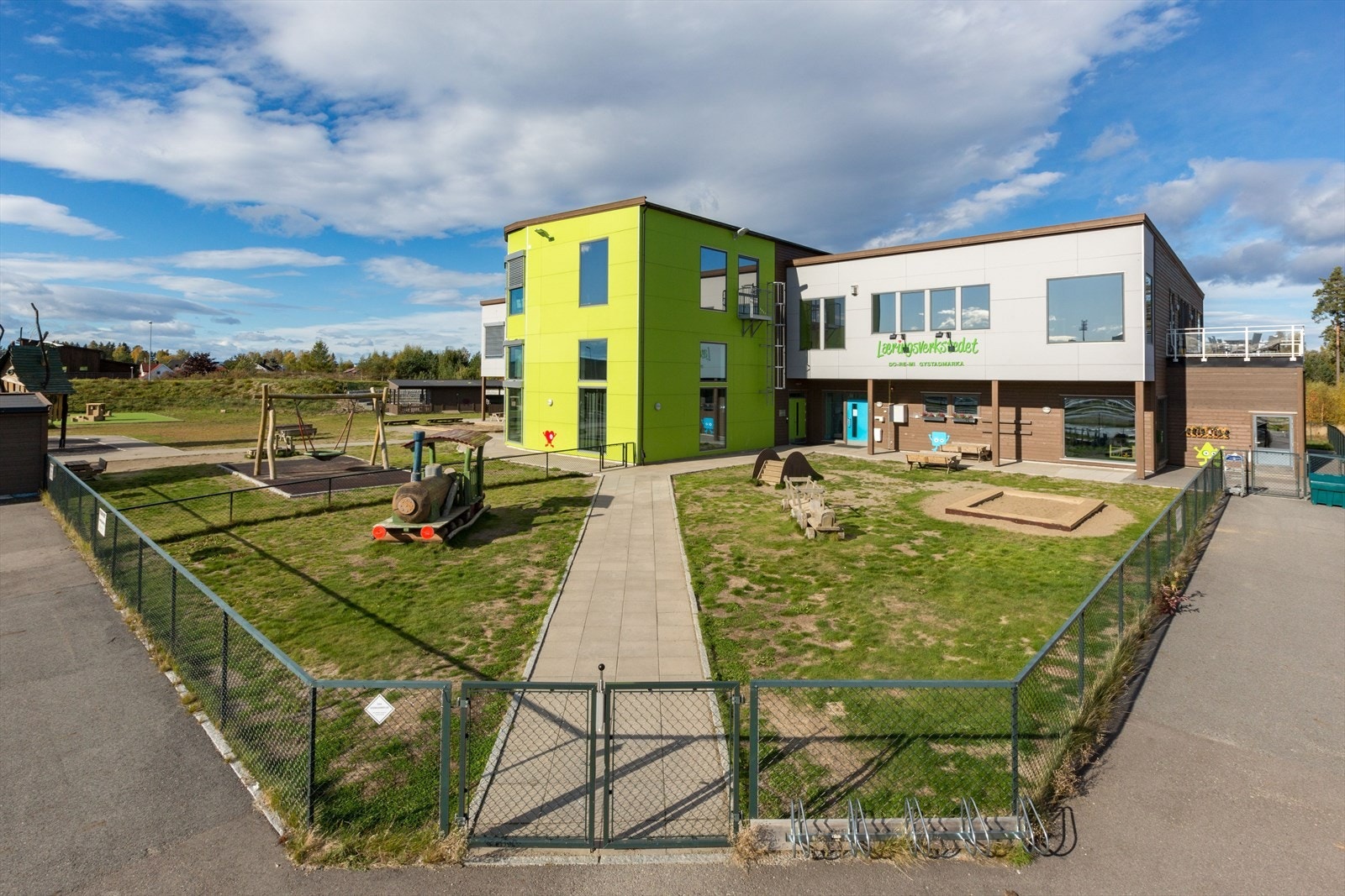 Læringsverkstedet barnehage på Gystadmarka. Galleribilde