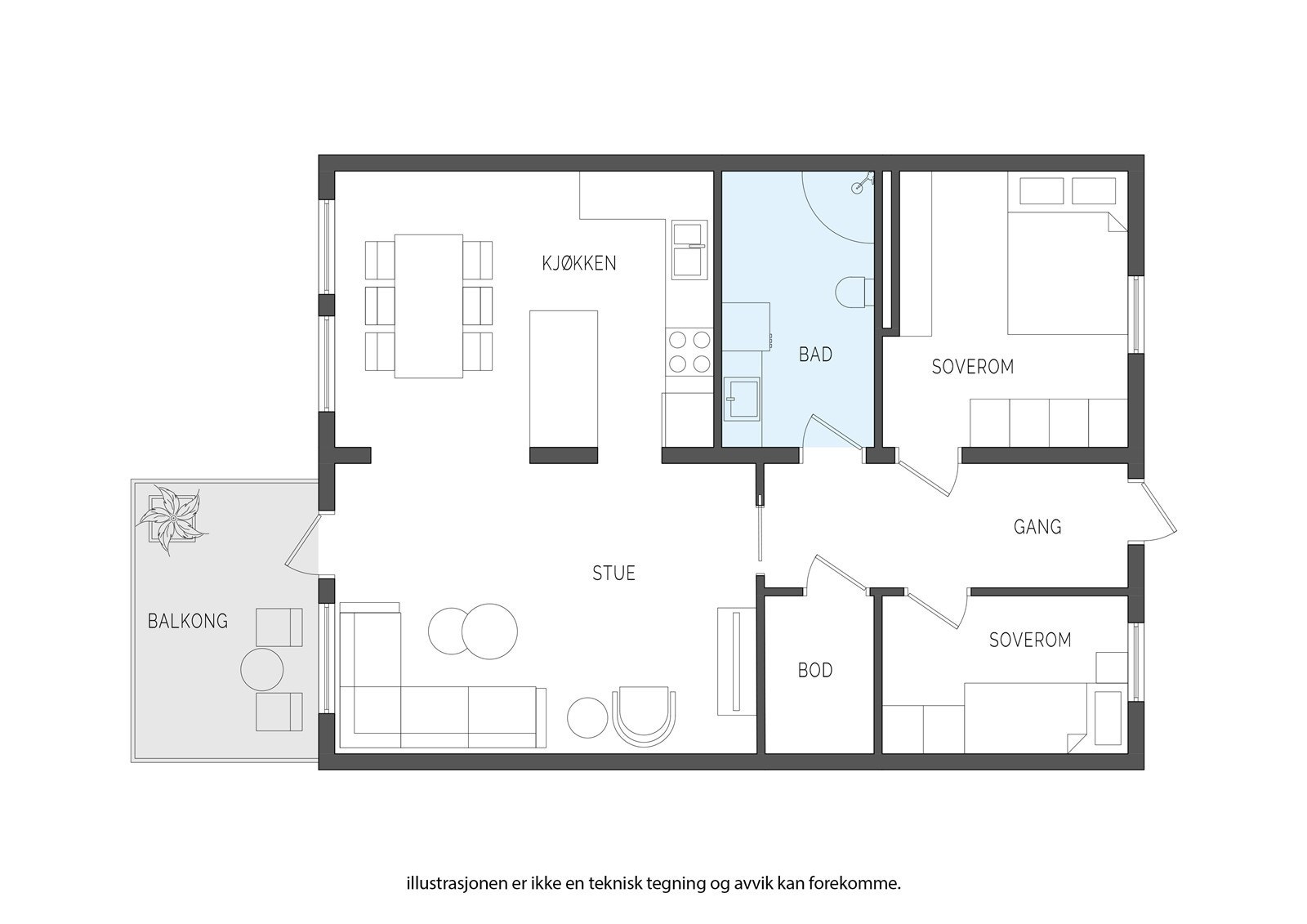 Plantegning. Galleribilde