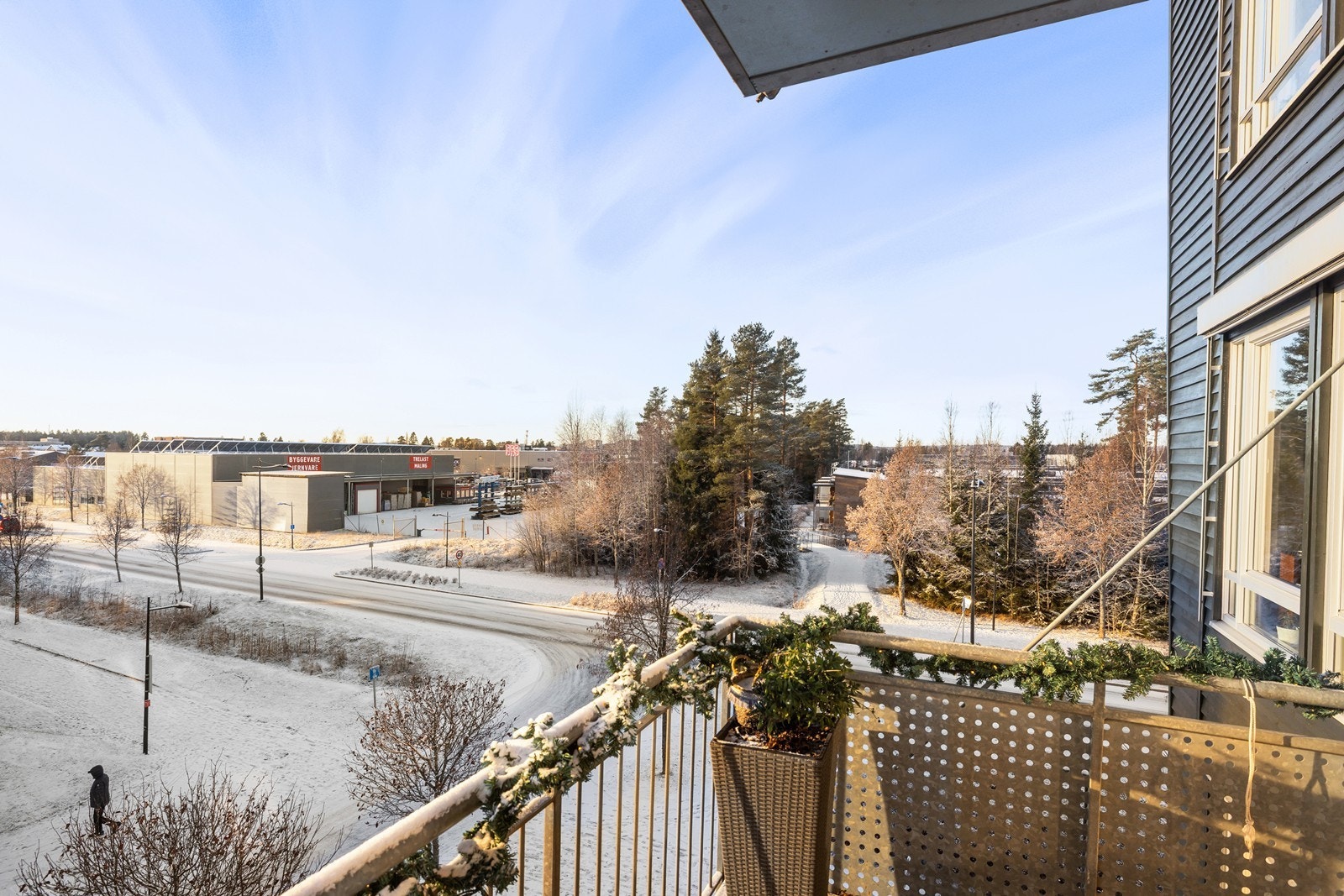 Utsikt fra balkongen. Galleribilde