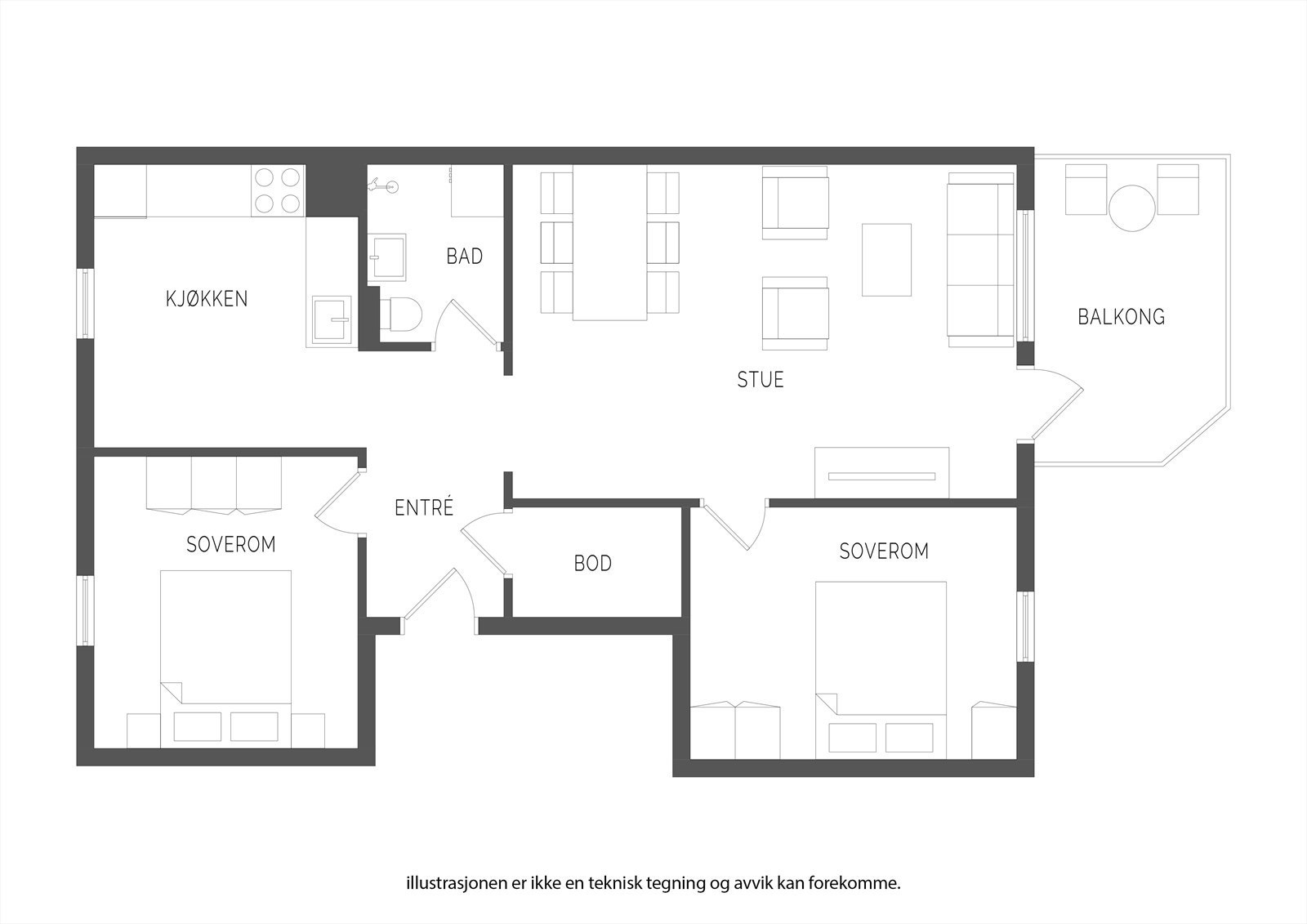 Plantegning Galleribilde