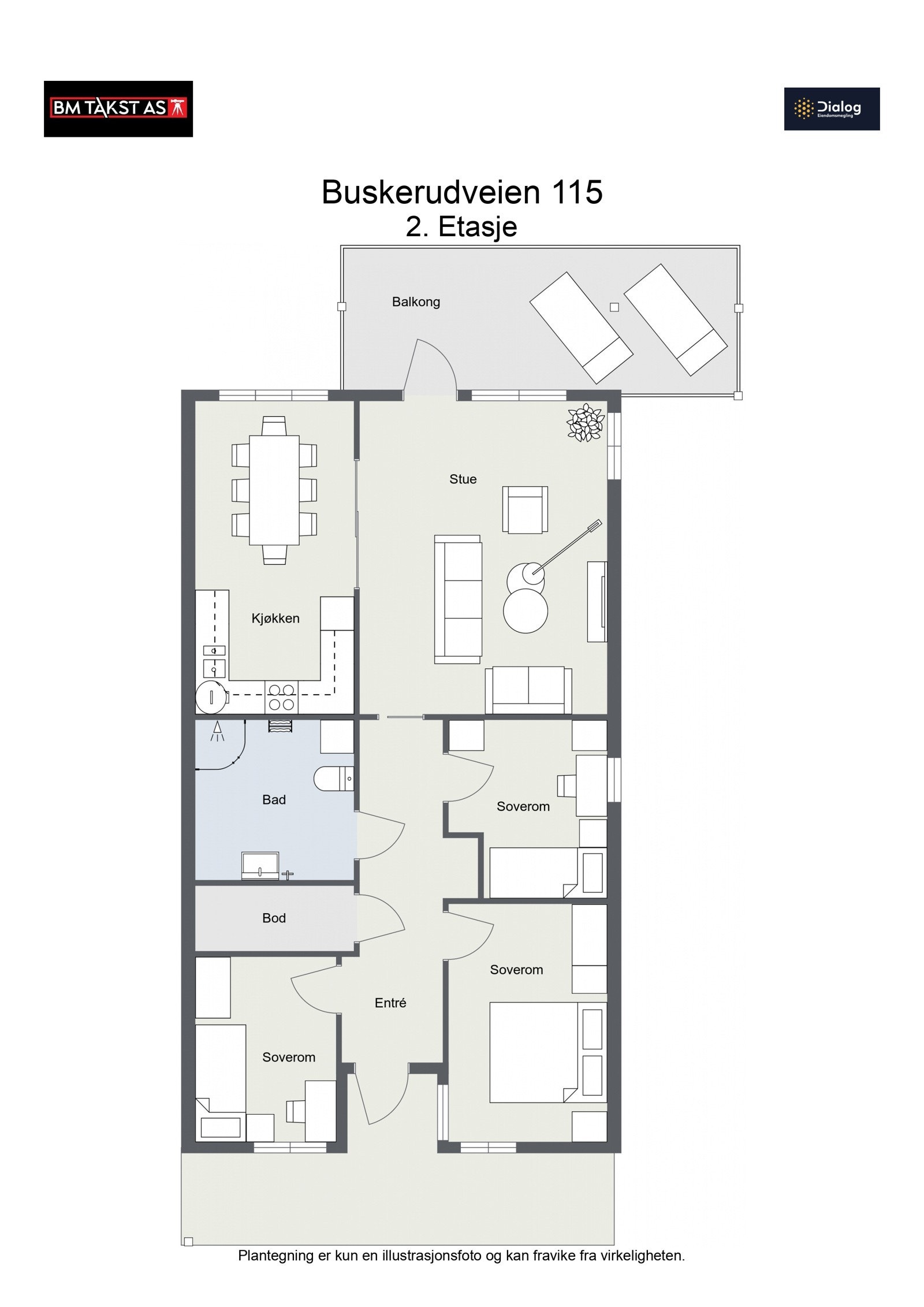 Plantegning Galleribilde