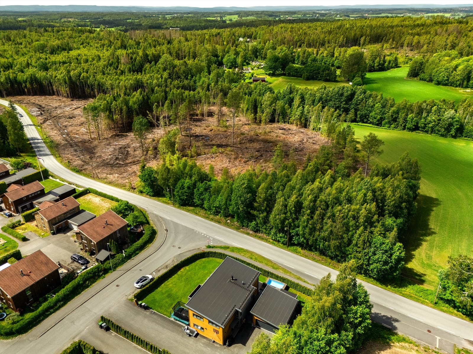 Dronefoto Galleribilde