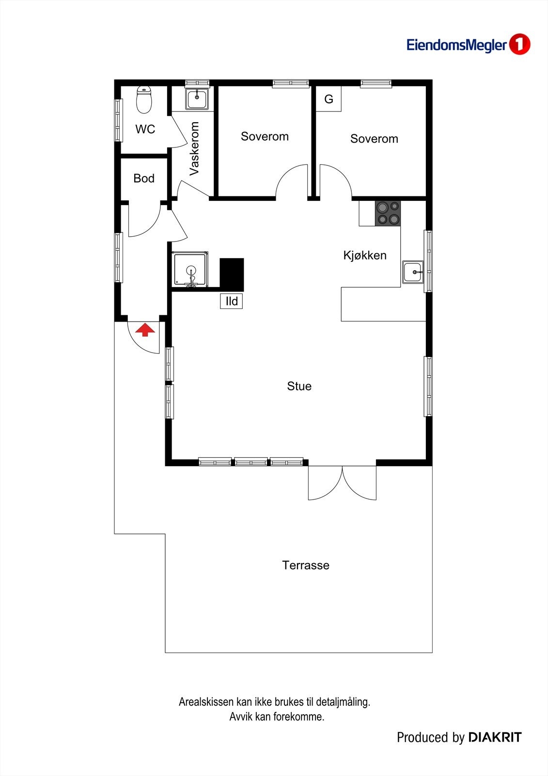 Plantegning Galleribilde