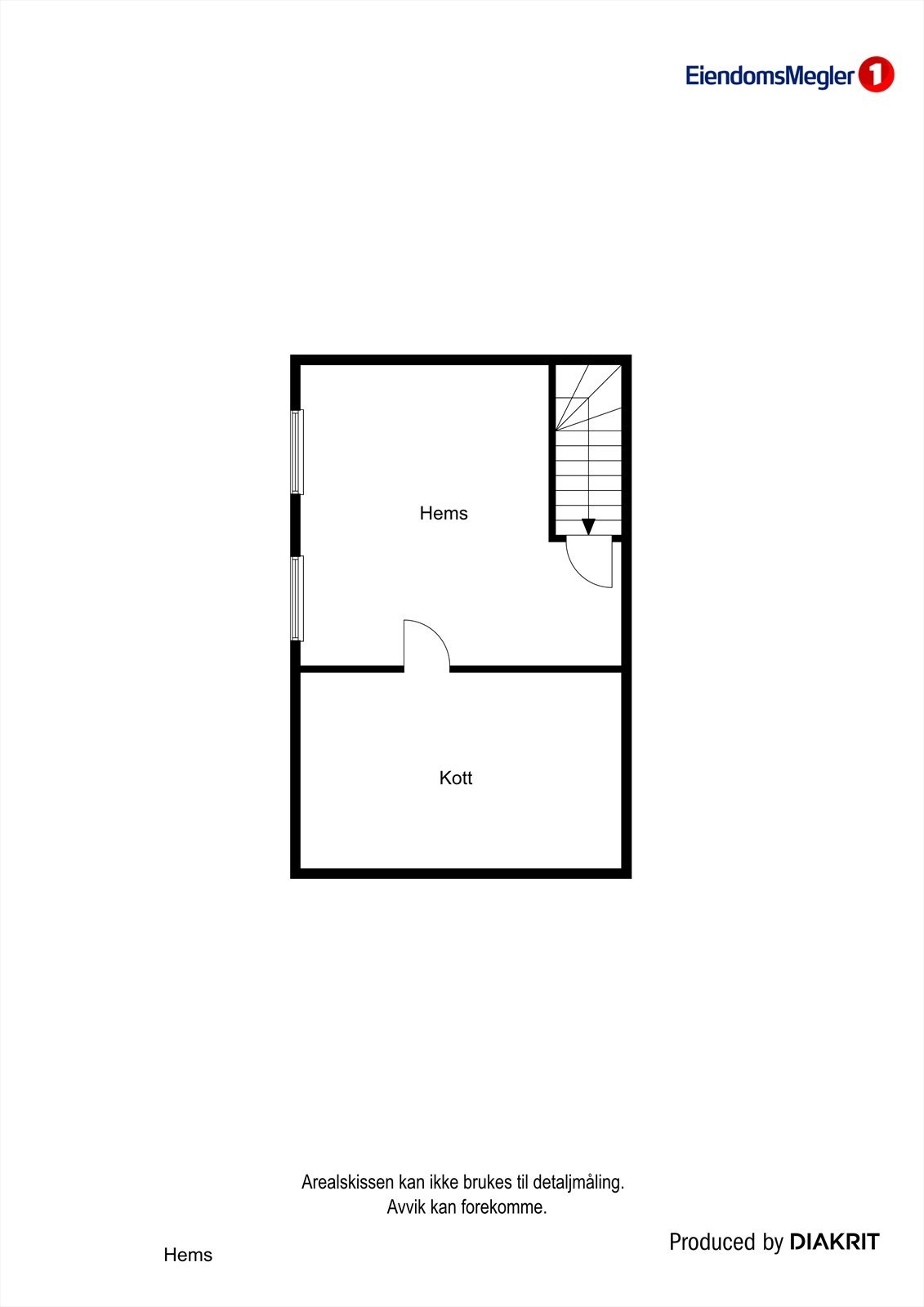 Plantegning hems Galleribilde