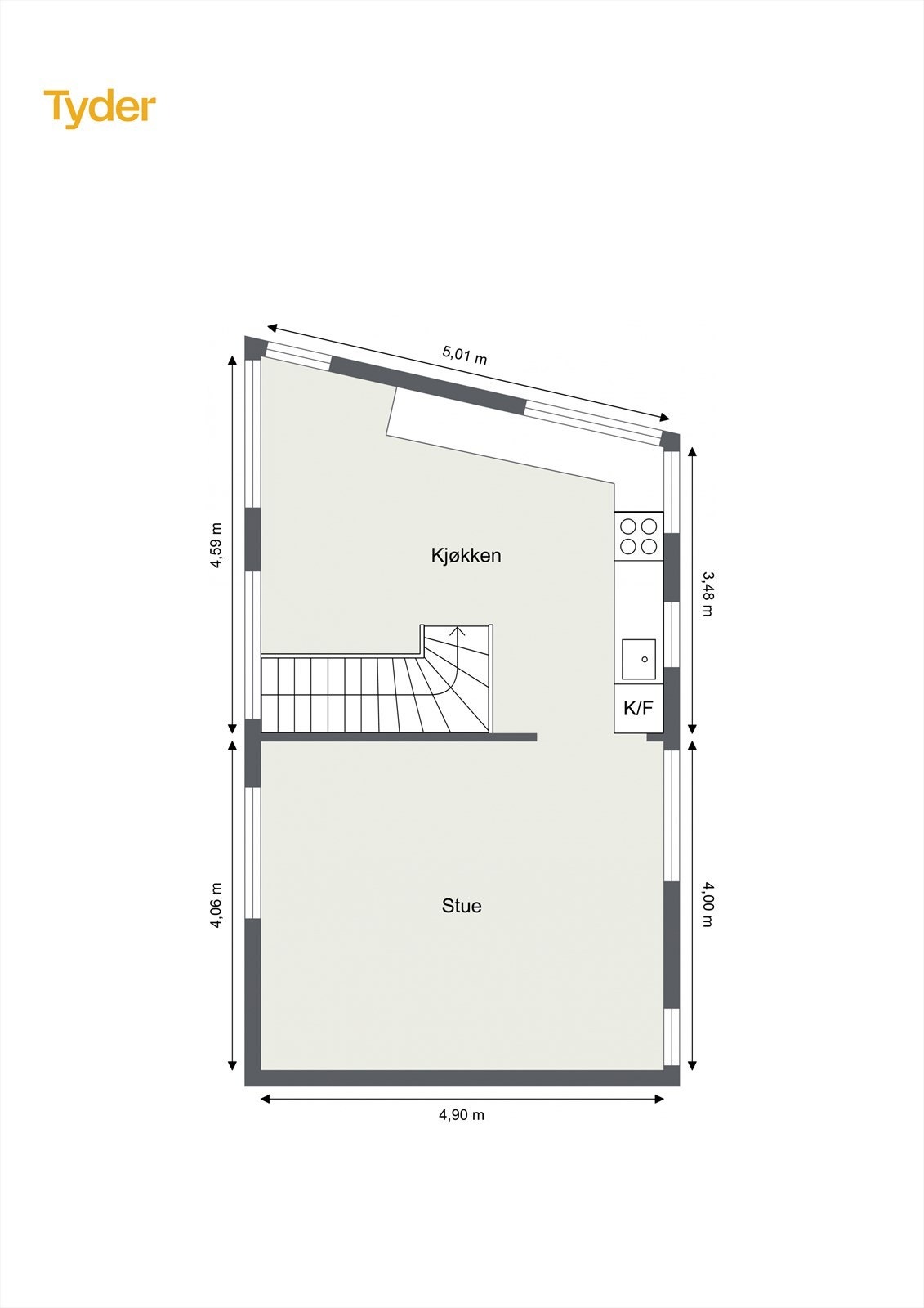 Plantegning 2.etasje Galleribilde