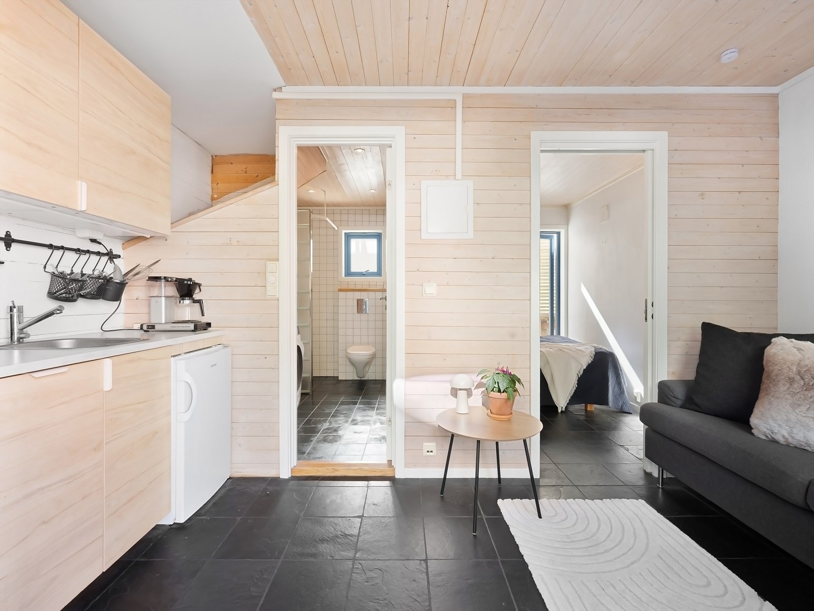 Det er også varmekabler i hele utleieboligen Galleribilde