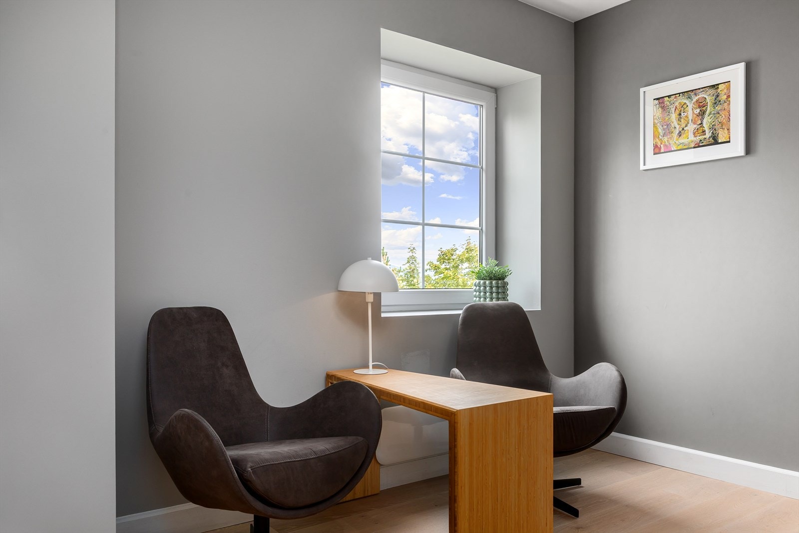 Loftsstuen har flere innredningsmuligheter Galleribilde