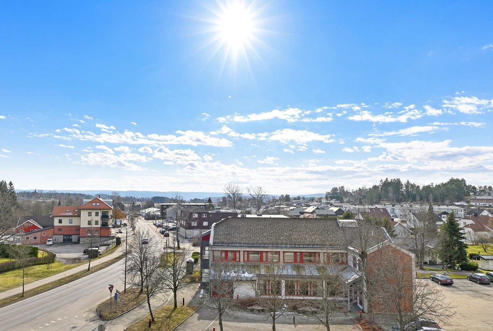 Flott utsikt fra balkongene Galleribilde