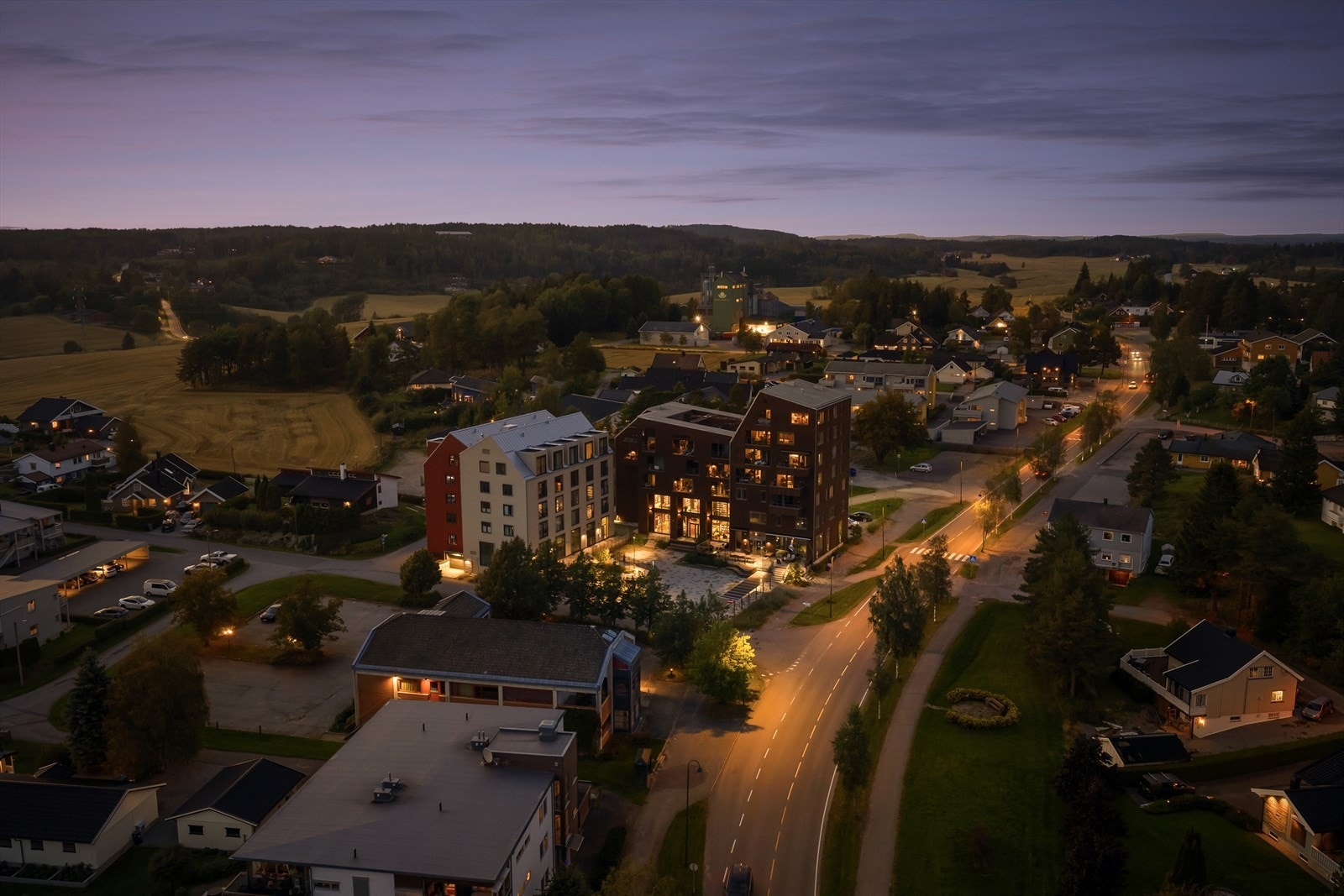 Dronefoto Galleribilde