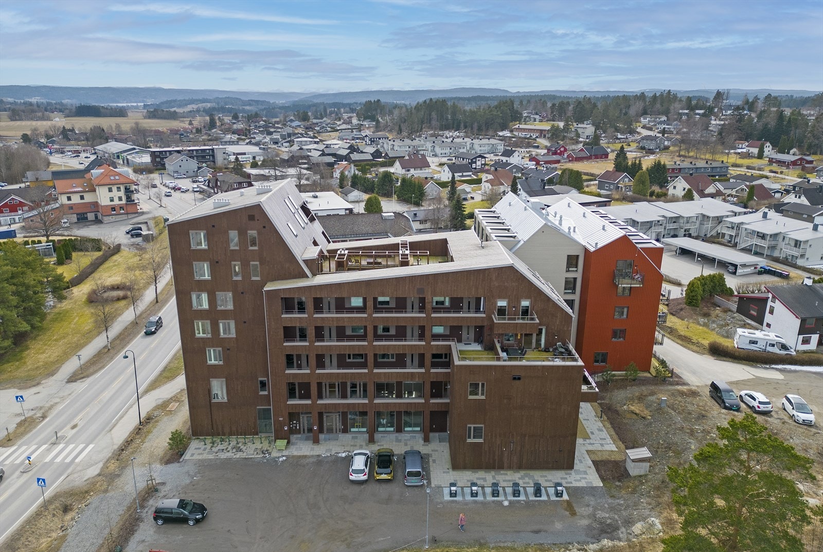 Bygget fra baksiden Galleribilde