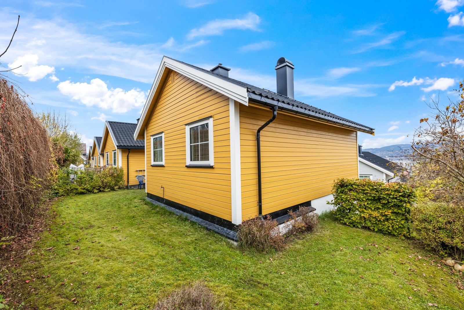 Endeplasseringen gir huset eksta store uteplasser. Galleribilde