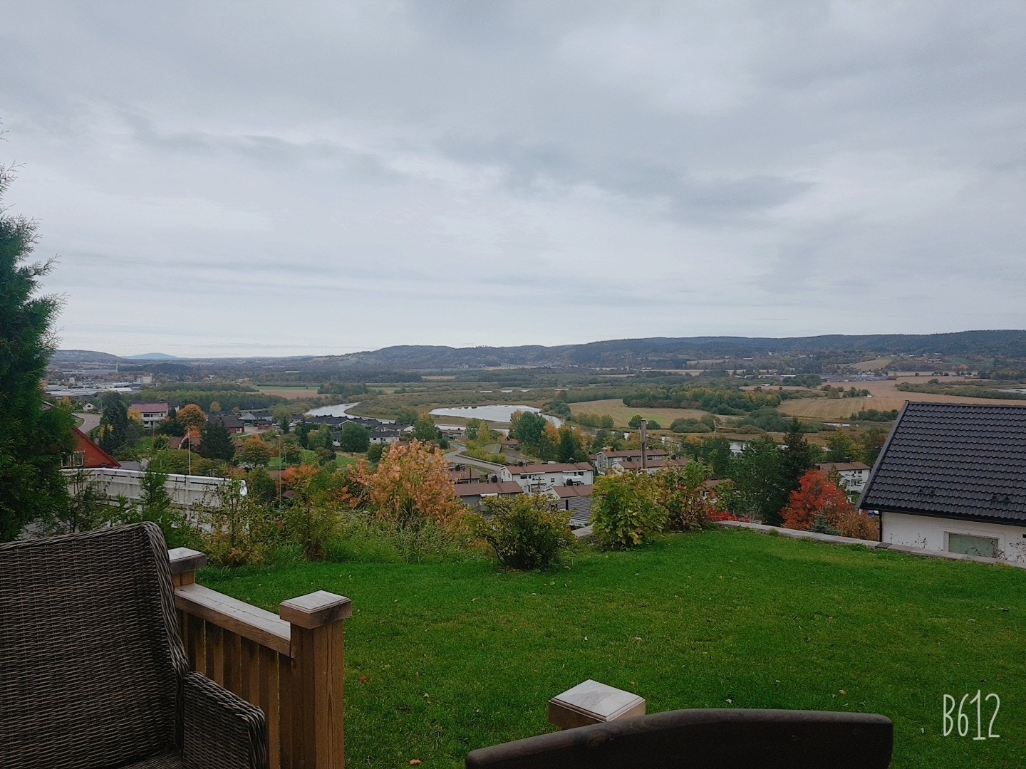 Utsikt fra terrassen Galleribilde