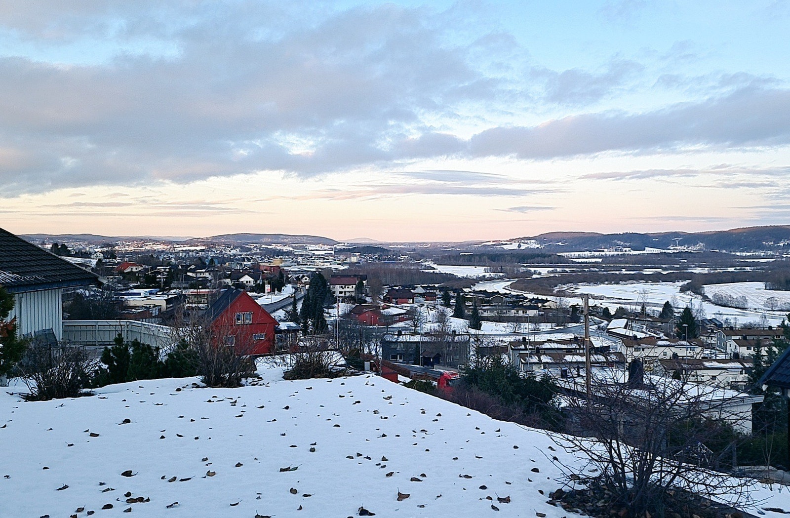 Utsikt vinter Galleribilde